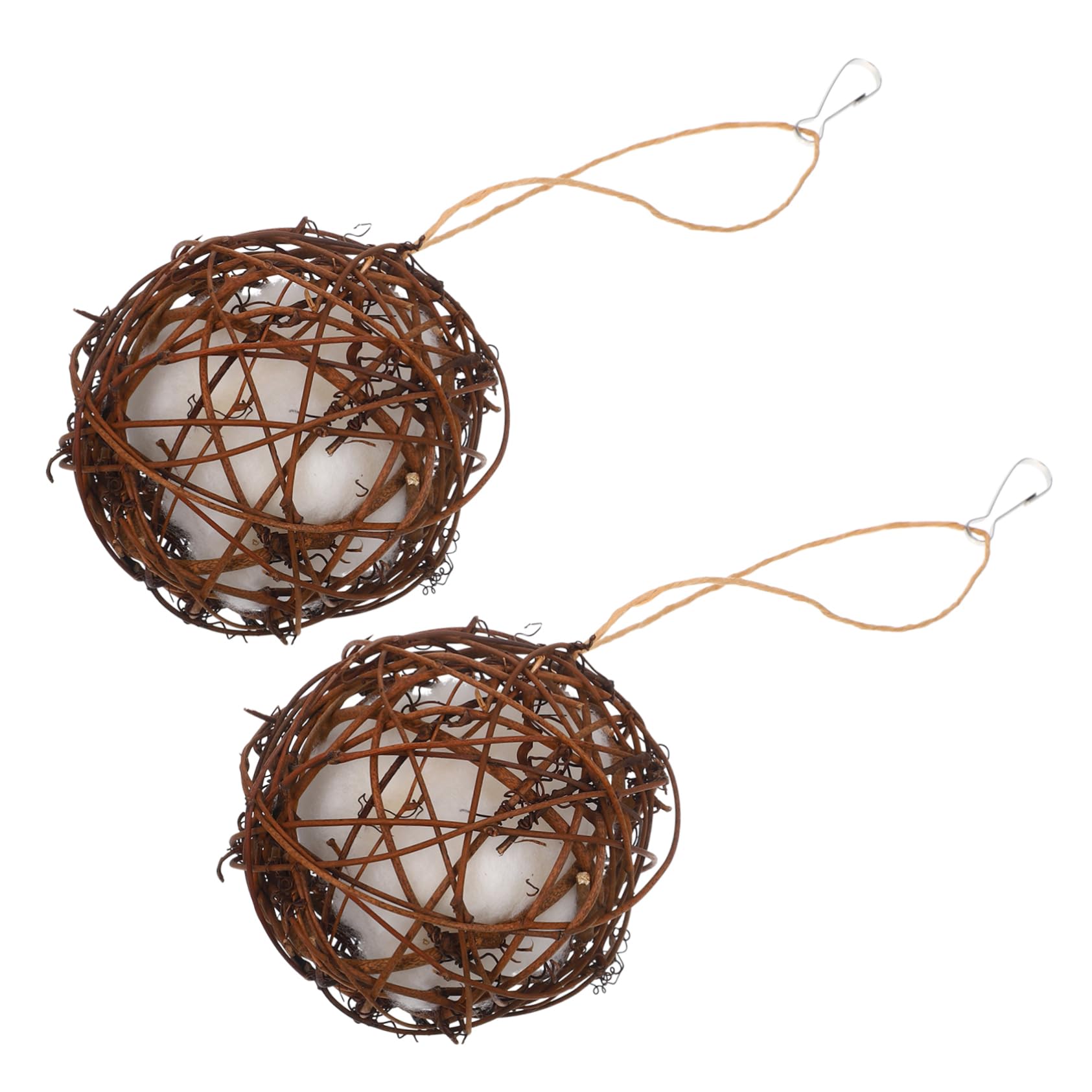 HANABASS 10pièces Jouets à Mordre pour Oiseaux De Fourrage Résistantes pour Perruches Et Petits Animaux Matériau De Nidification Naturel
