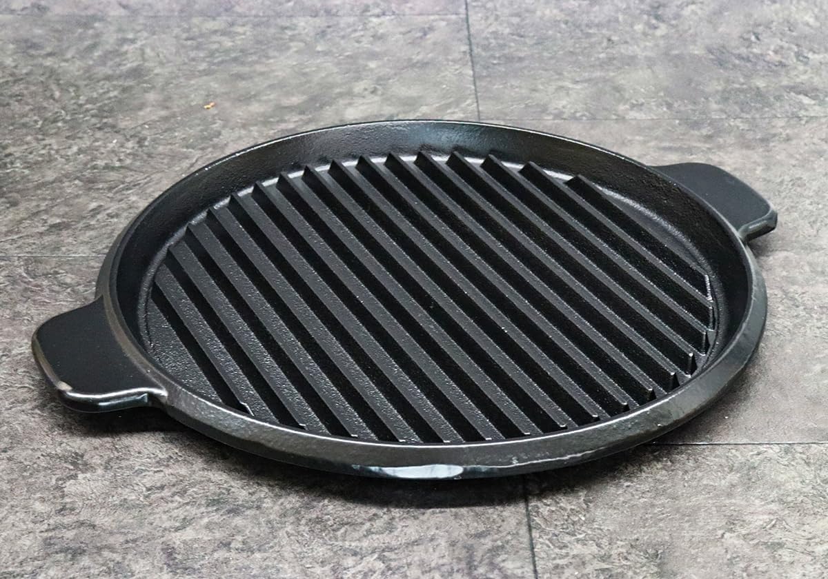 Asahi Cast Iron Bic Grill Pan 29 (Gas, Induction Compatible), Commercial Use