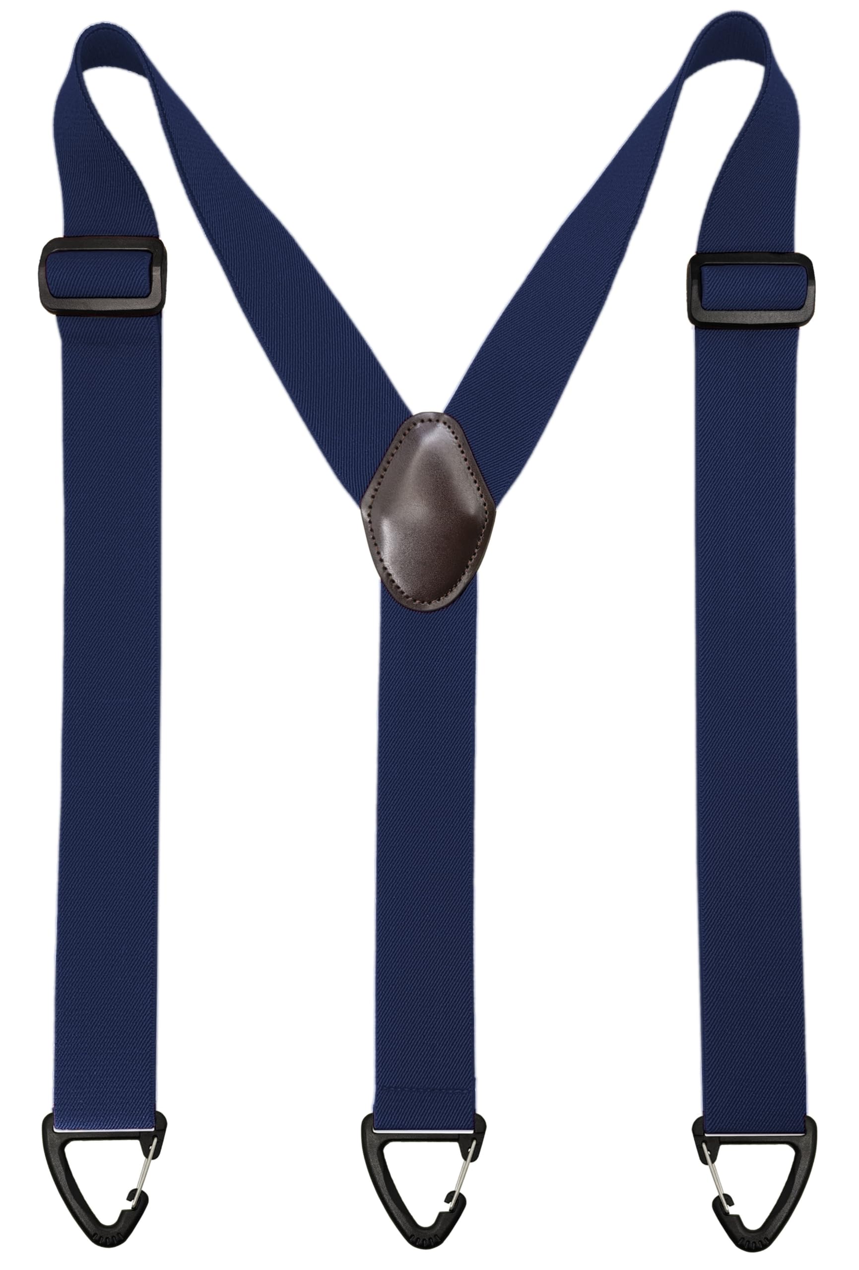 1.5 In Y Belt Loop Suspenders for Unisex Under Clothing with 3 Hooks.