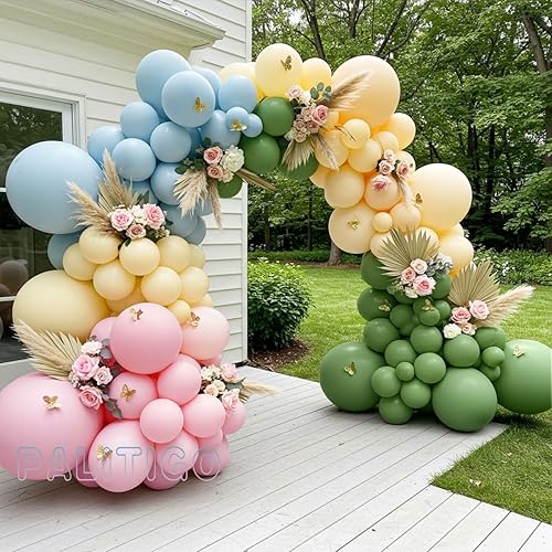 Miniatura 41 de Kit de guirnalda de globos blancos: 131 globos blancos con globos de luna y estrella, perfecto para decoraciones de baby shower de estrellas