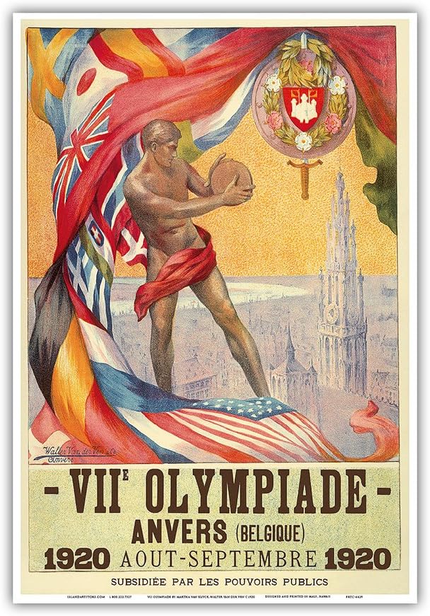 Amazon｜第7回 Olympiade (オリンピック競技大会) 夏季大会 アントワープ、ベルギー Aout Septembre