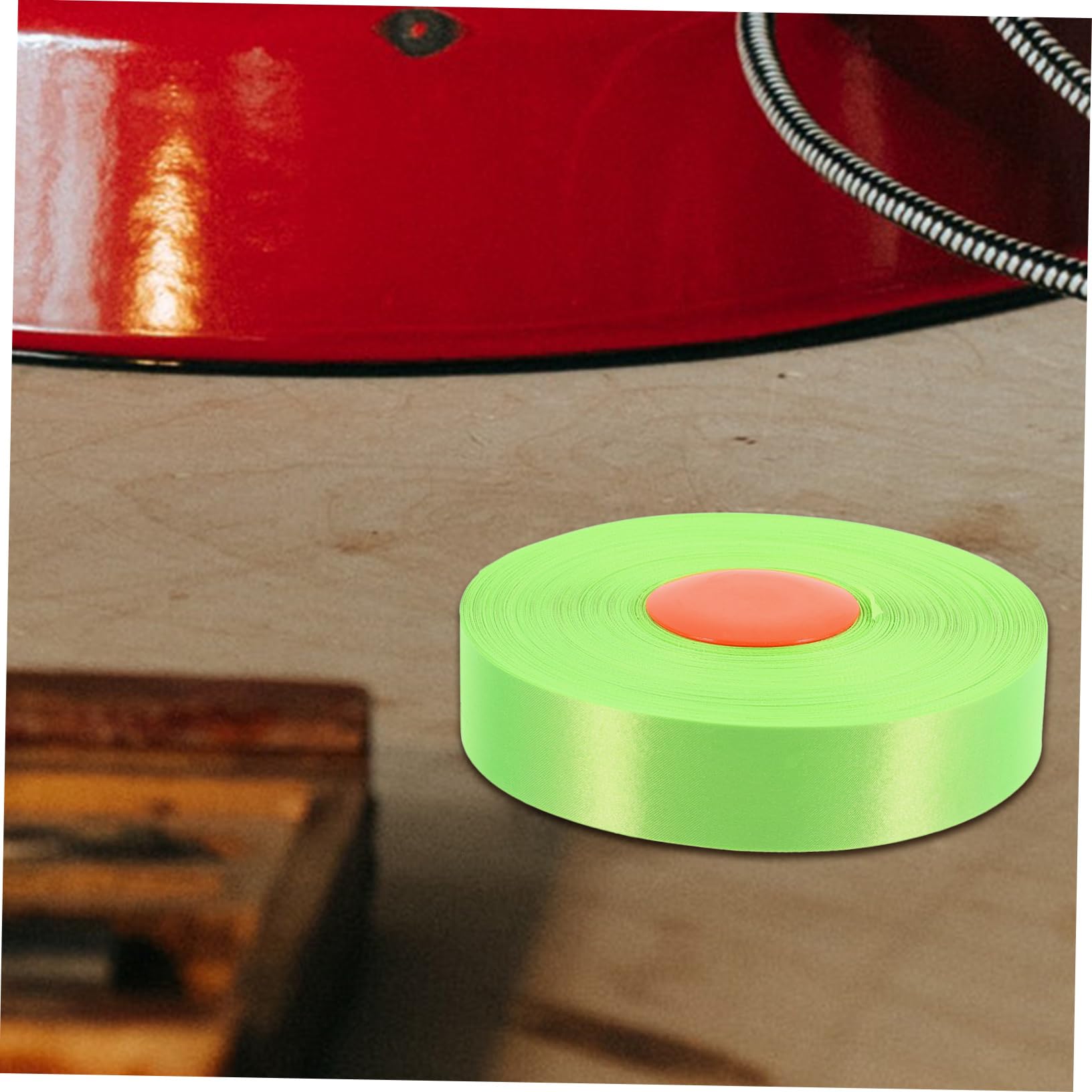 GLEAVI 5rollos Cinta De Marcaje Fluorescente De Señalización y Delimitación De Áreas Resistente y Reutilizable Para Marcar Edificios Árboles y Pavimentos