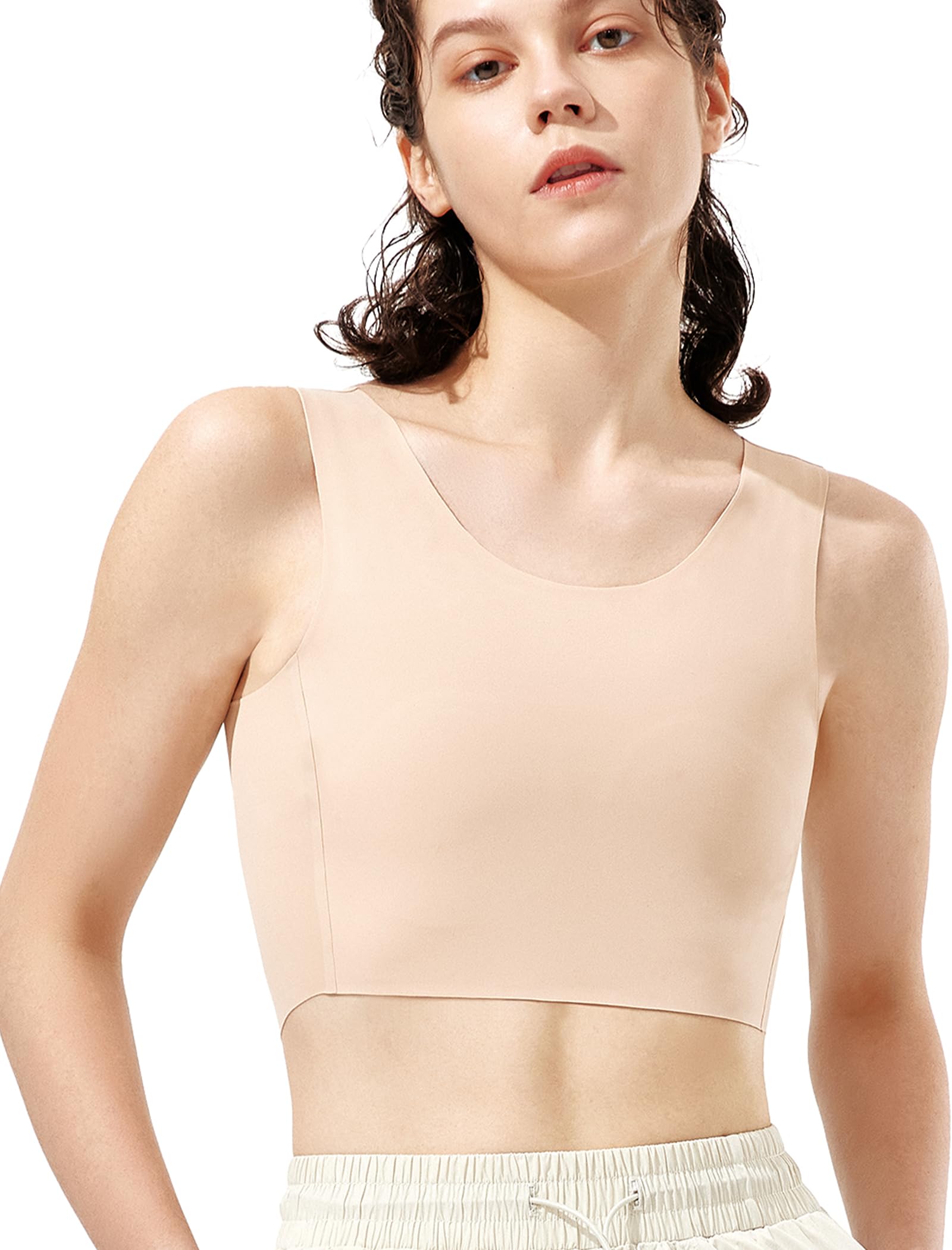 Chest Binder Trans FTM Transgender lekki oddychający bezszwowy biustonosz