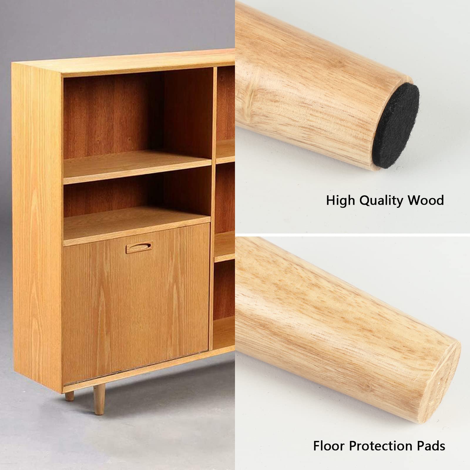 Klappbare Tischbeine 4er Set - 30cm & 40cm, Robuste Möbelfüße Für Küche & Wohnzimmer