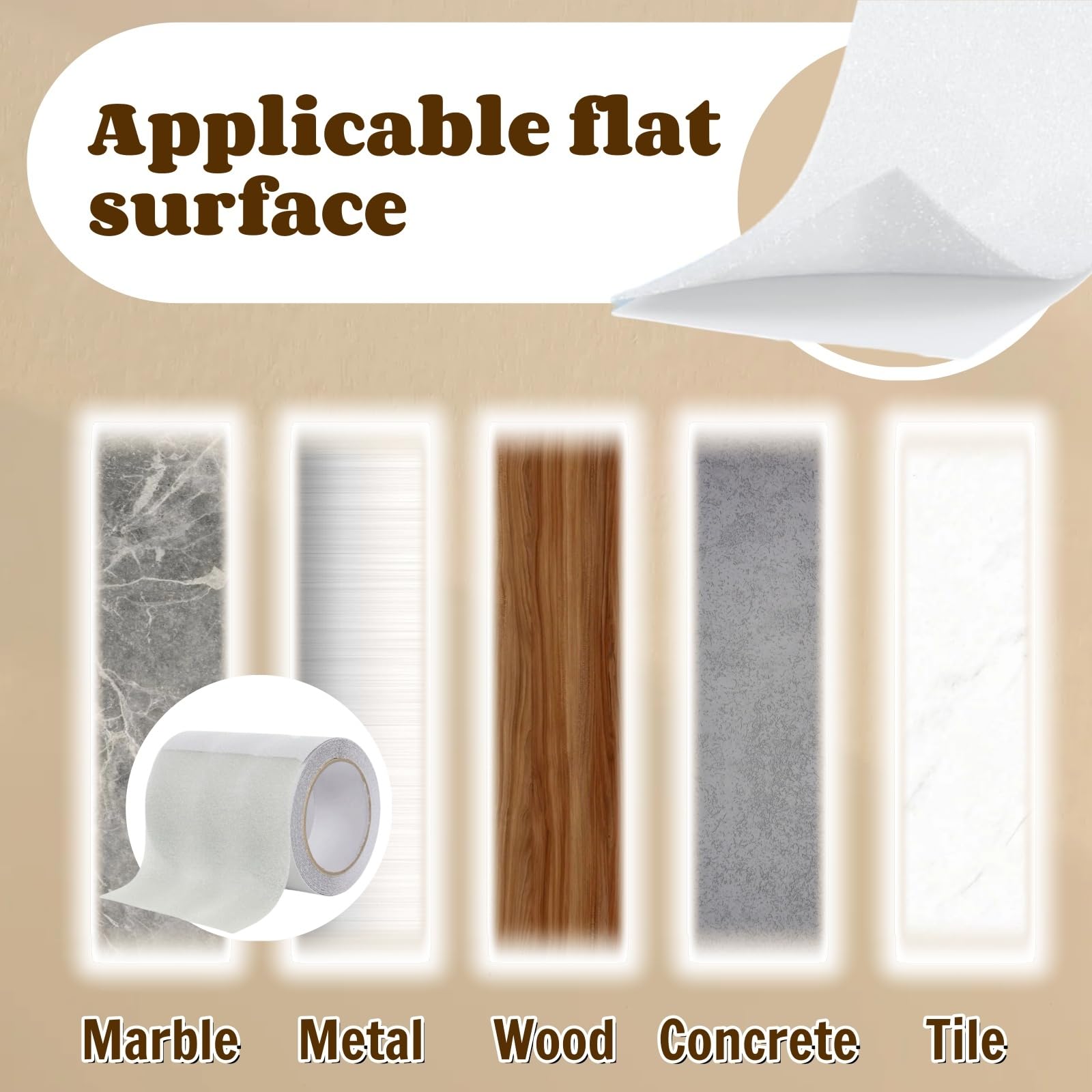 2 Pièces Bande Antidérapante Adhésive Transparent 15 cm x 5 m, Griptape Antidérapante Escaliers, Ruban Autocollant Anti-dérapante, Ruban Autocollant pour Intérieur et Extérieur, Escaliers, Marches