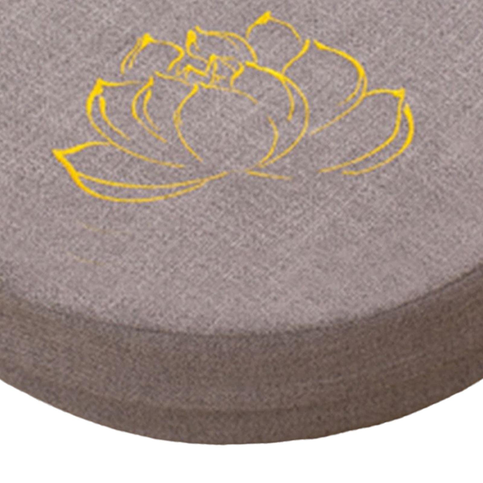 Round Meditation Cushion 40cm Dia with Removable Cover Seating for Indoor Gray 10cm | Home & Garden | Yard, Garden & Outdoor Living | Patio & Garden Furniture | Cushions & Pads-image-47
