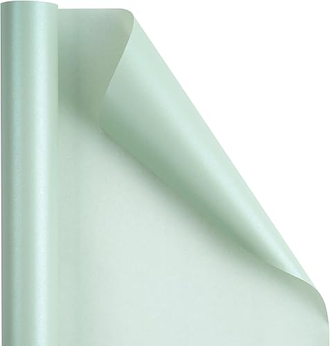 Vista 185 de RUSPEPA Papel de regalo negro mate, color liso perlado, papel lustre perfecto para bodas, cumpleaños, Navidad, baby shower, 17 pulgadas x 32.8 pies