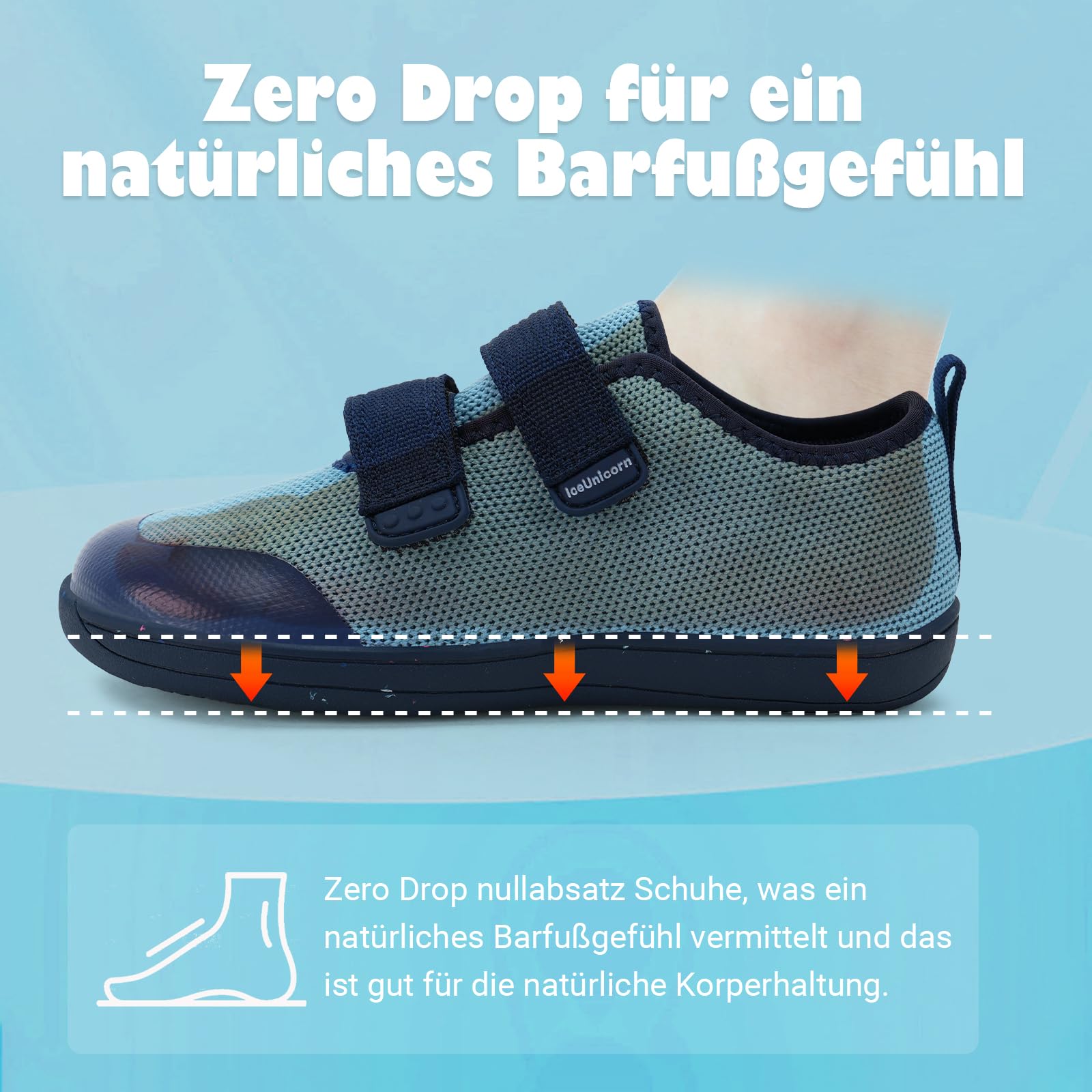 Scarpe a Piedi Nudi per Bambini e Ragazze Barefoot Scarpe Minimaliste Passeggio Scarpe da Trail Running per Ragazzi e Ragazze Scarpe da Interno