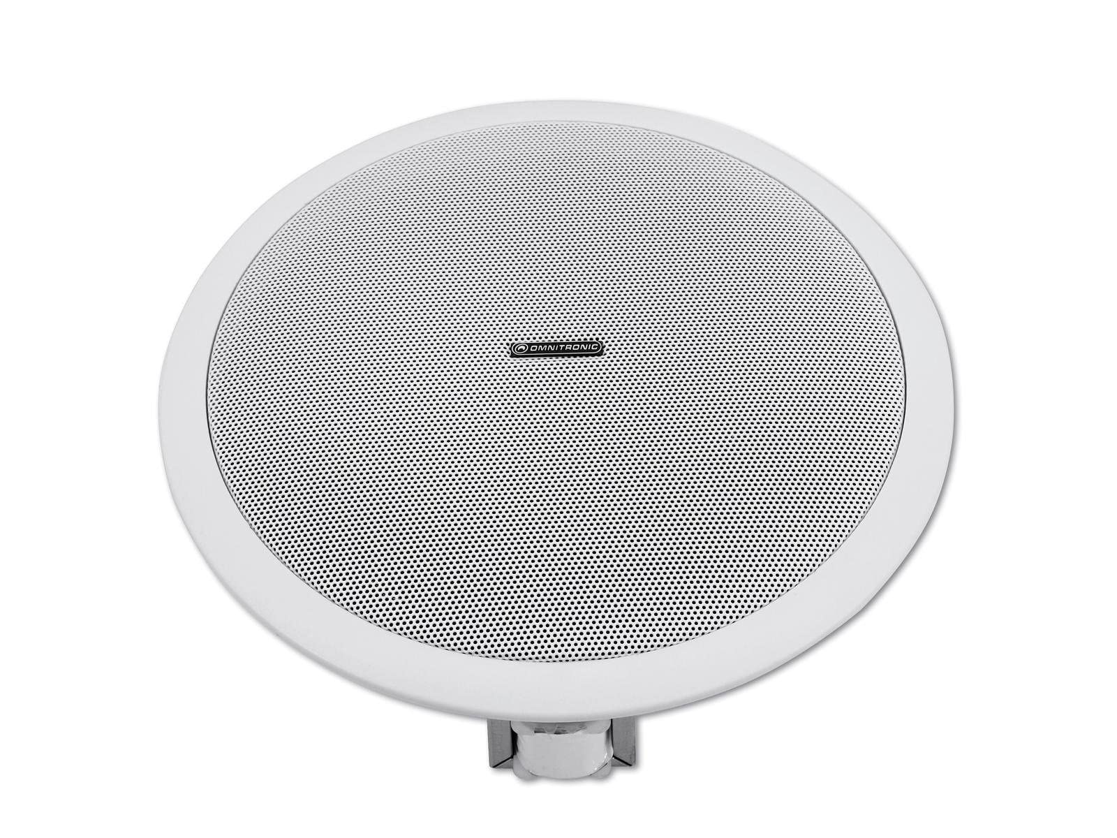 OMNITRONIC CSE-8 Deckenlautsprecher | 8"-Breitband-Einbaulautsprecher, 100 V, 10 W RMS Ø 215 mm
