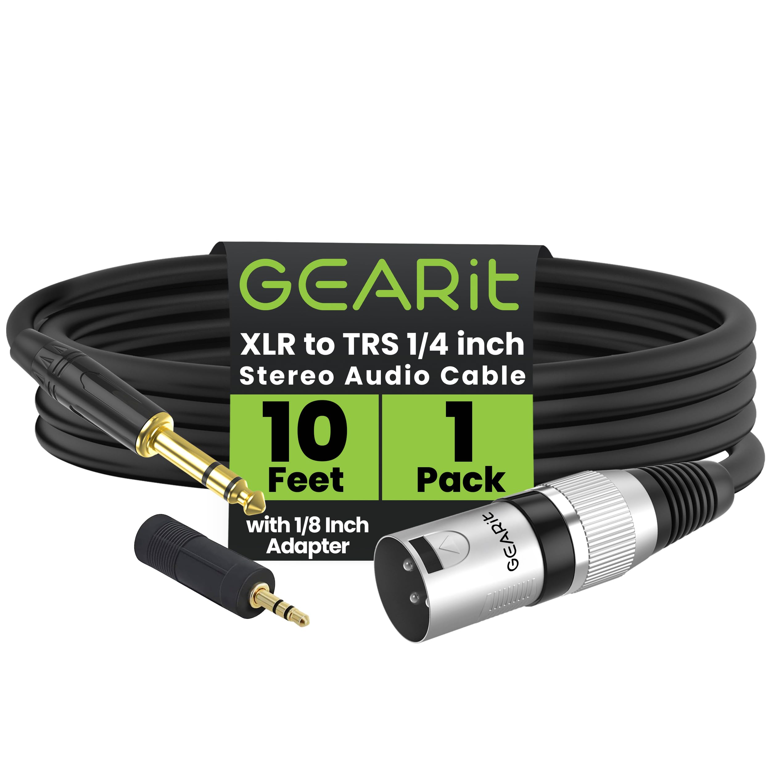 Câble XLR mâle vers mâle 6,35 mm pour brancher smartphone sur table mixage - 8