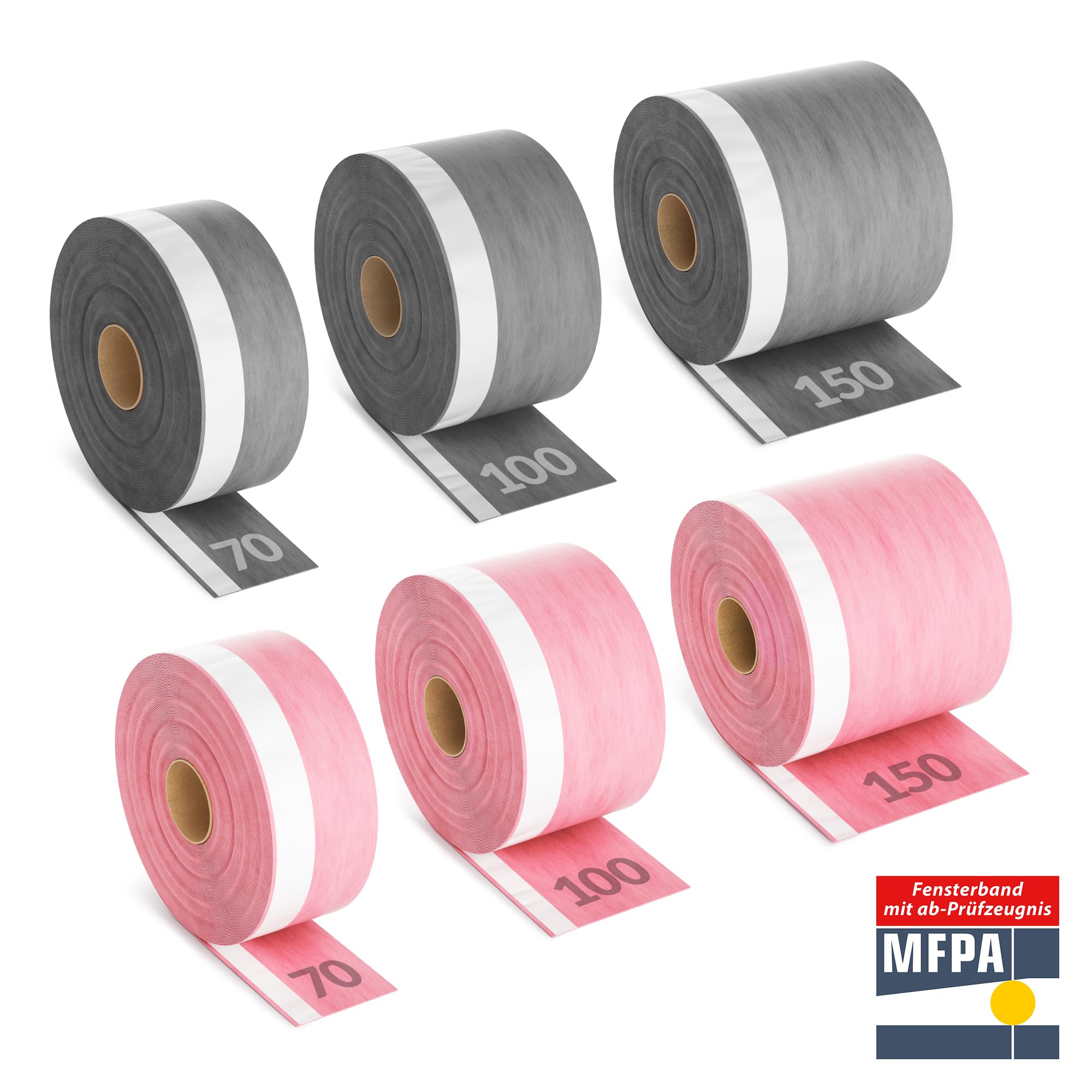 Cinta de sellado para ventanas, exterior 100 mm de ancho x 30 m, cinta de conexión para ventanas, azulejos, cinta de sellado flexible para exteriores