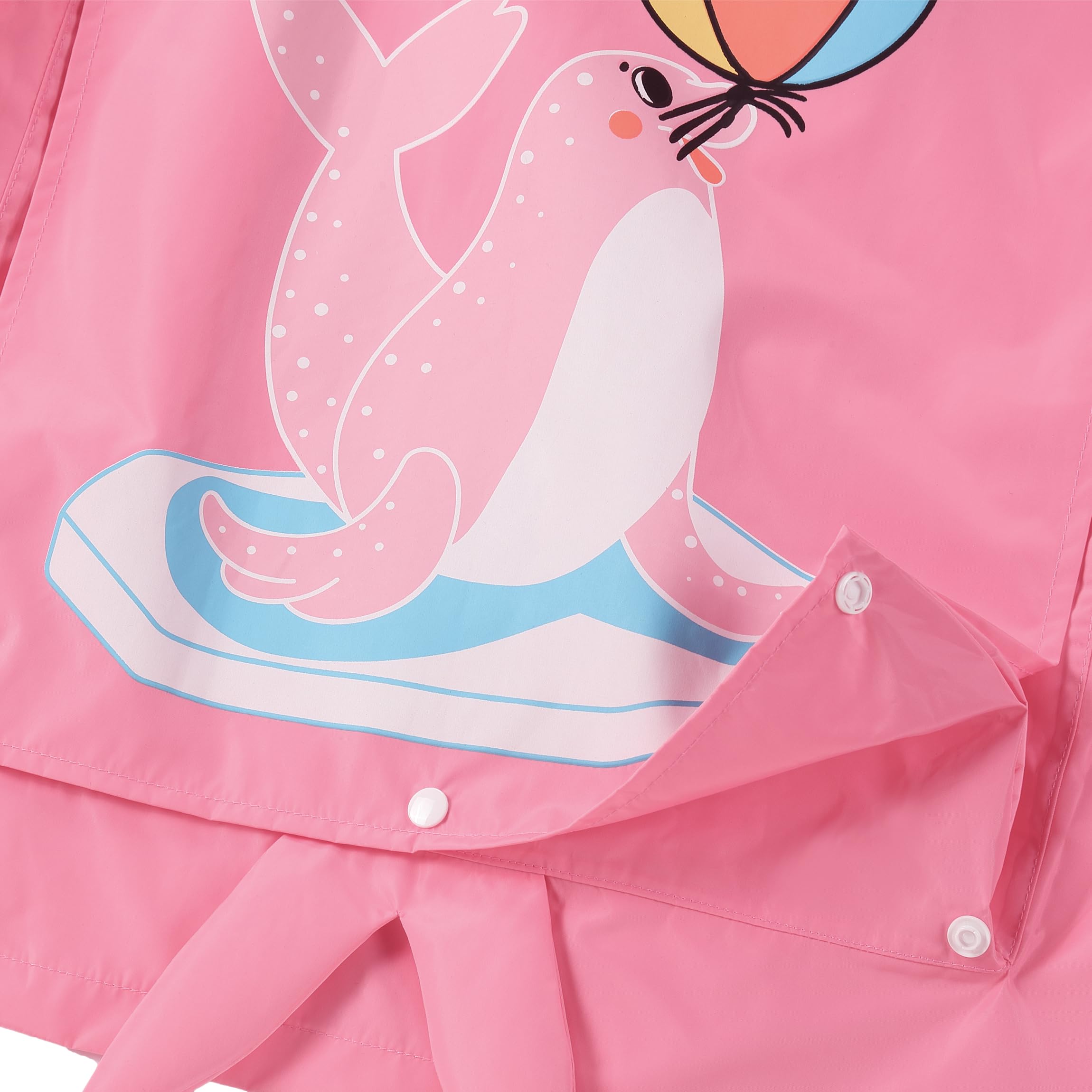 Chubasquero Para Niños, Poncho De Lluvia De Colores, Ropa Impermeable Con Capucha Sin Arrugas Para Ninos Y Ninas De 6 A 12 Anos Ofspeizc 220777 1