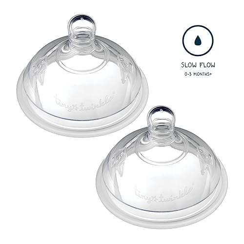 Miniatura 2 de Tiny Twinkle Tetinas de silicona para biberón, sin bisfenol A, sin ftalatos, suministros de alimentación para biberones, suaves y fáciles de