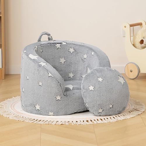 Miniatura 8 de ALIMORDEN Snug-Arch Sofá para Niños Pequeños, Silla de Bebé de Espuma Cómoda, Silla Ergonómica para Niños Pequeños con Diseño de Abrazo Acogedor