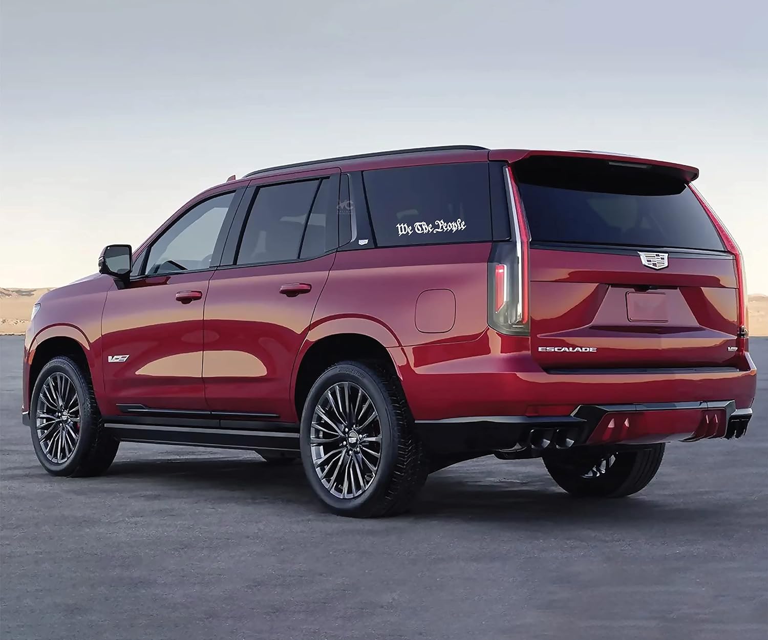 – We The People Sticker – Vinyl We The People Sticker for Car, Truck, and Van – Indoor and Outdoor Use for Wall – Long Lasting Waterproof Decal for Laptop – VC 411 (White) - Image 4