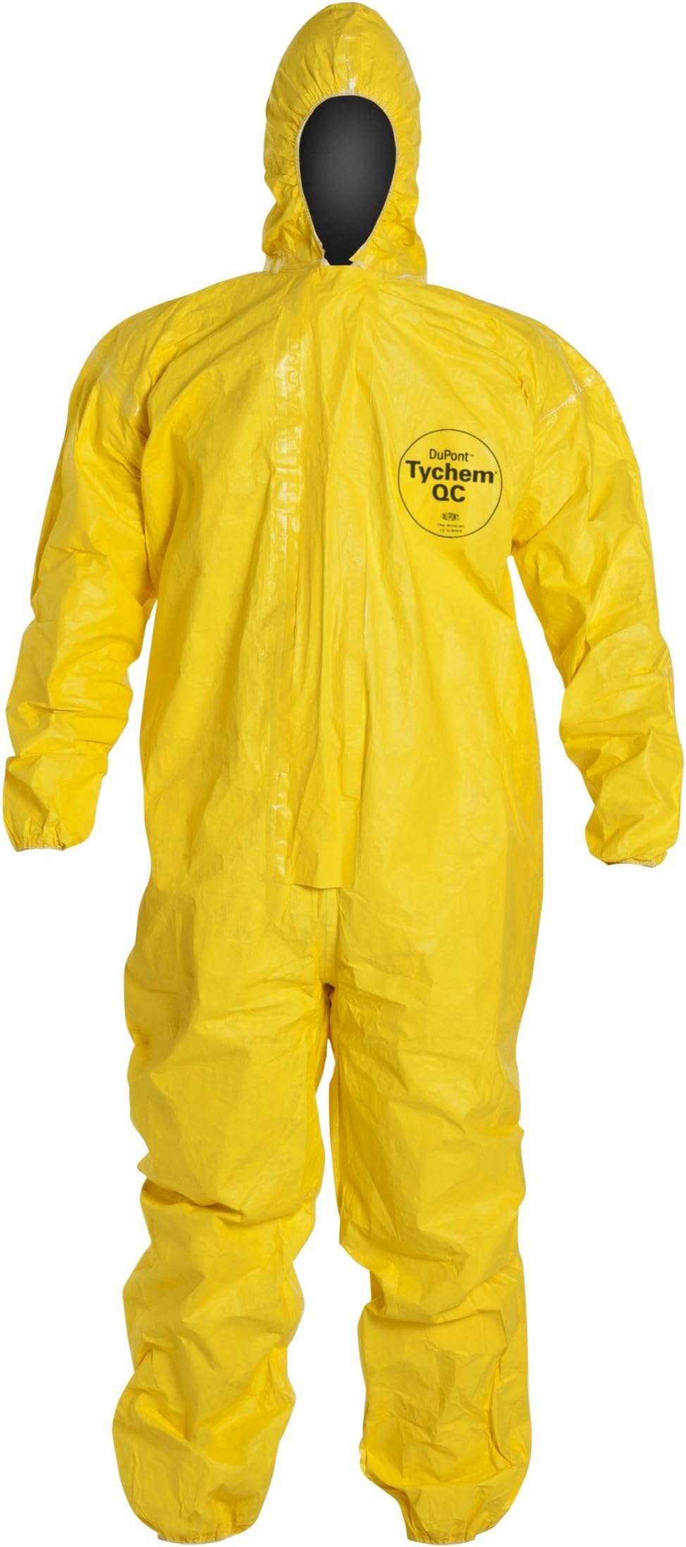 QC Chemical Protection Coveralls With Hood By Dupont, Sizes Medium To 4XL (XL)