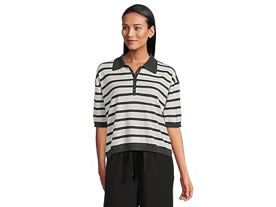 Lilla P Drop Shoulder Polo Neck Sweater Women