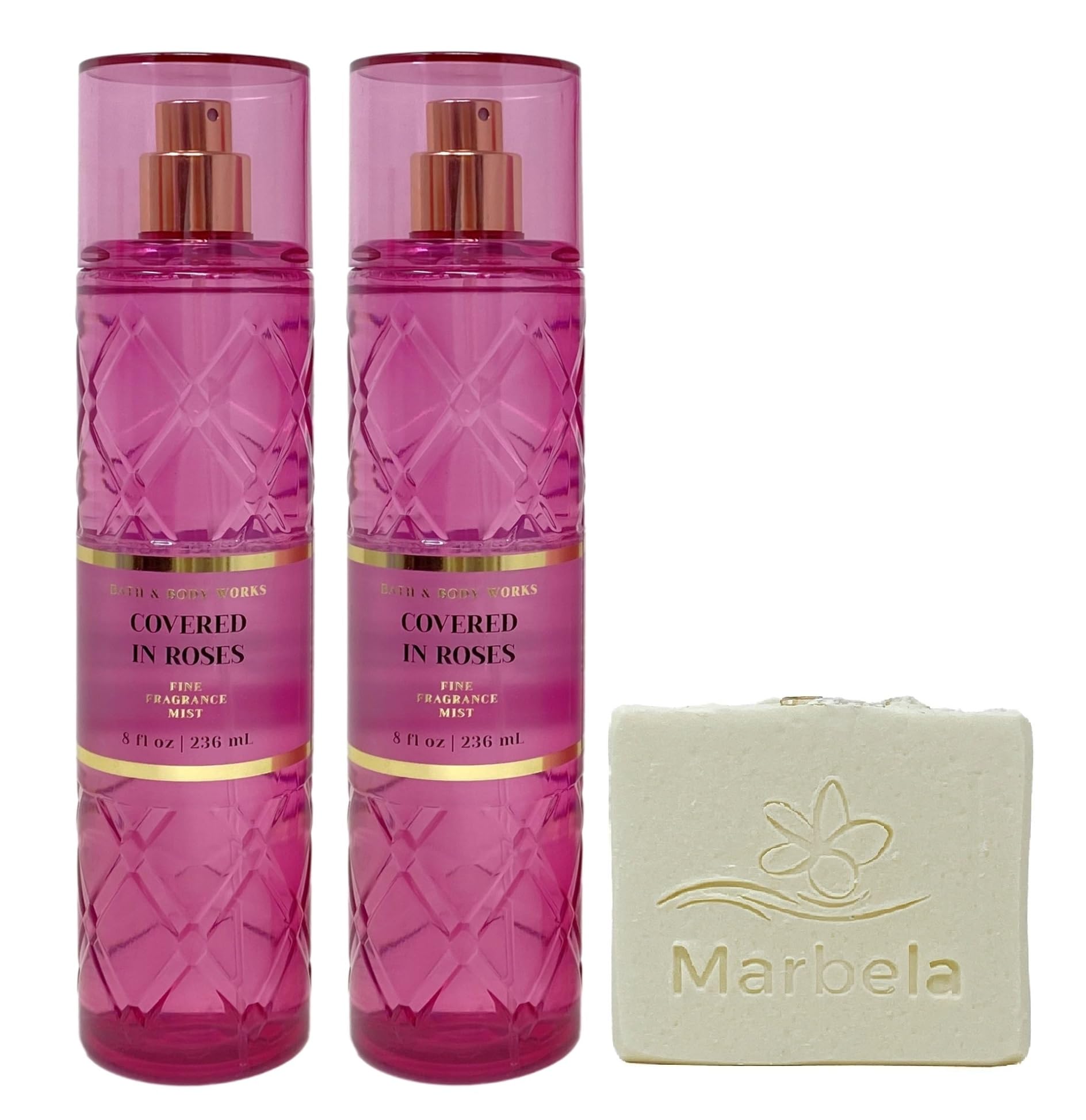 Amazon.com : Bath & Body Works Covered in Roses 2 Pack Fine