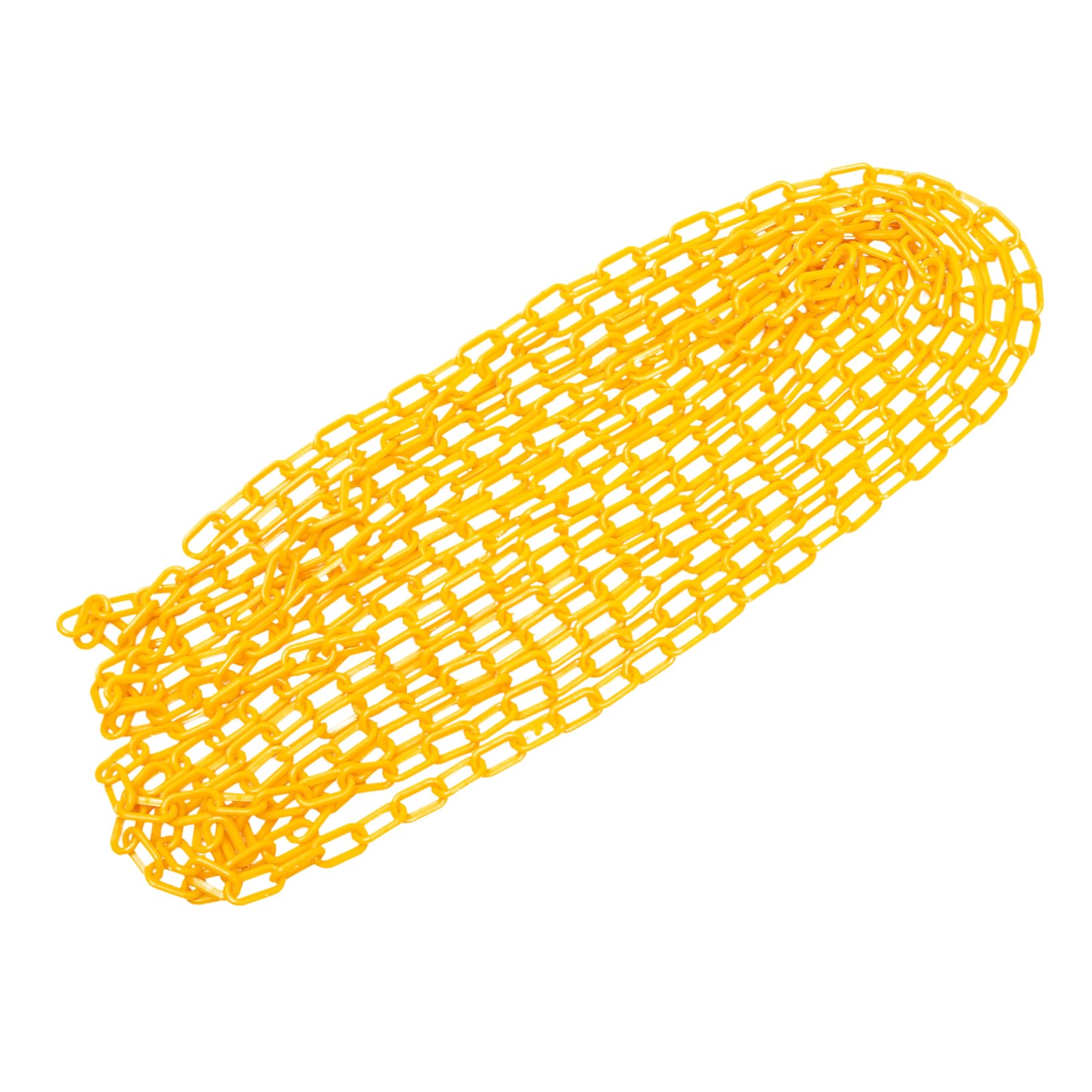 BELLIFFY The Chain Barricade Road Safety Chain Traffic Barrier Chain Crowd Control Chain Caution Chain Caution Do Not Enter Sign Safety Barrier Chain Driveway Chain Barrier Yellow Plastic