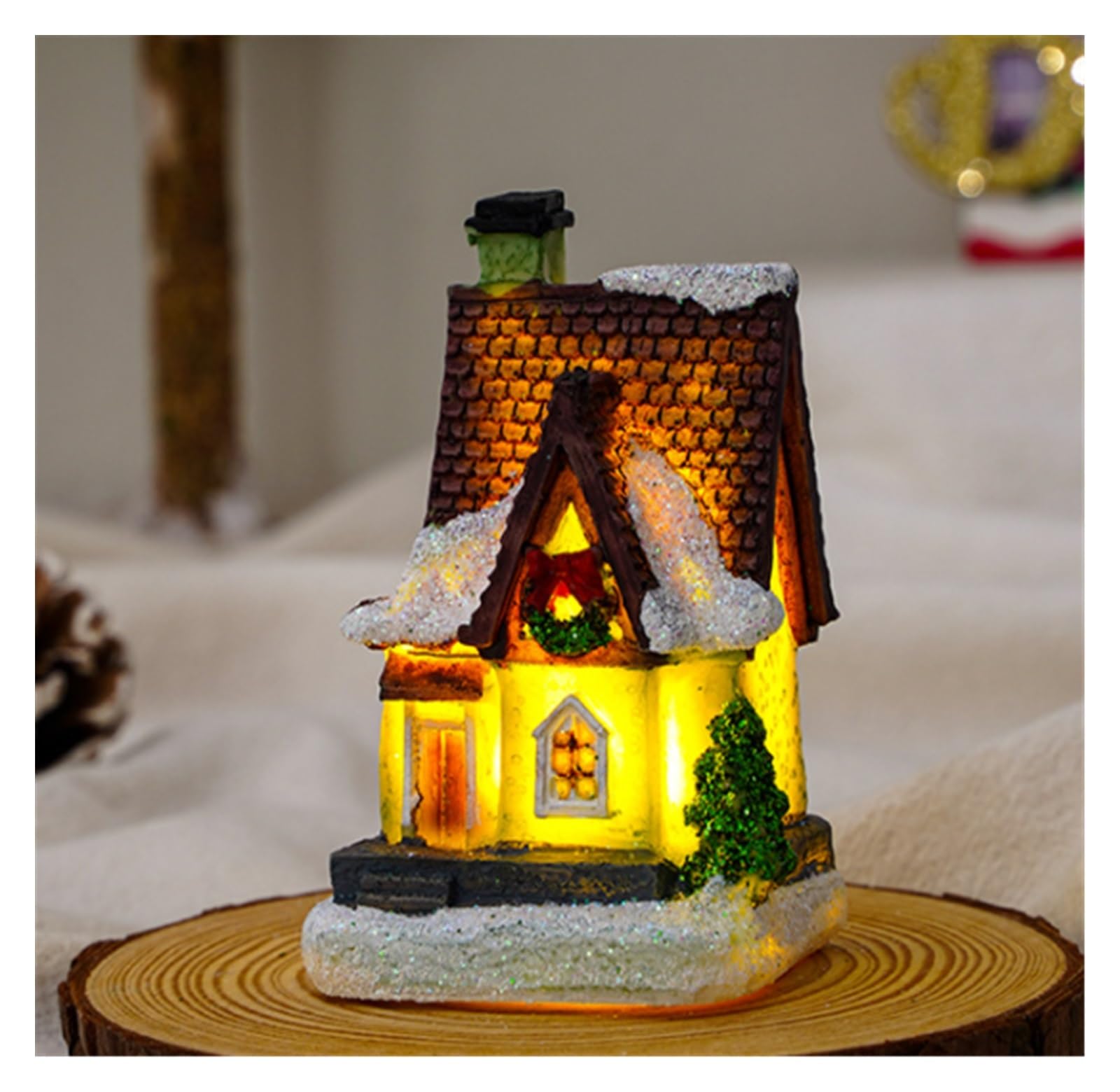 Lanterna di Natale Lanterne Natalizie Decorazioni Natalizie Ornamenti Per L'albero Di Natale Lanterna Di Natale Lampada A Candeliere Decorazione Per Luce Notturna Lanterne di Natale Lanterna Natalizia