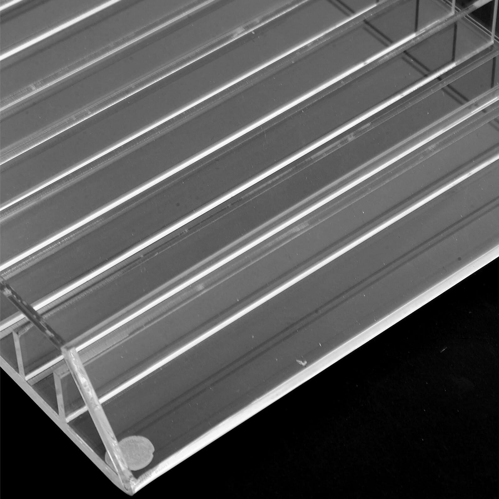 OUNONA Scatola Acrilico Trasparente Custodia per CD Scatola per CD Vetrina Trasparente Scaffale per Dvd