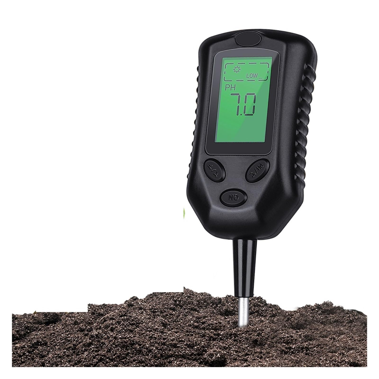Soil Meter PH/Moisture/Sunlight/Temperature Humidometer Acidity Monitor Gardening Farming Planting Humidity Sensor Tester