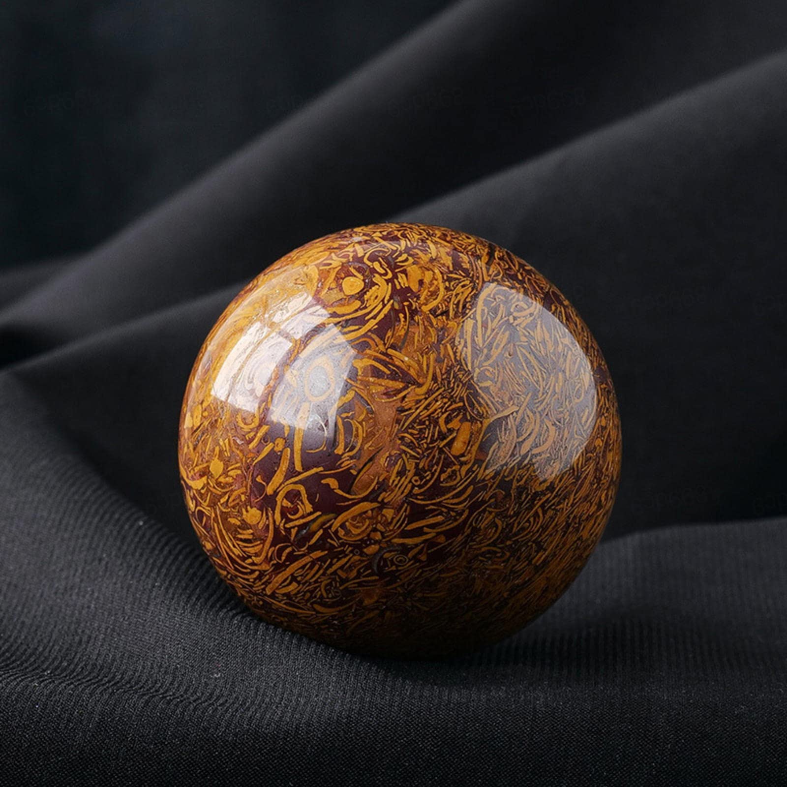 Fluorita arcoíris piedra bruta bola de cristal de cuarzo místico y jade decorativo