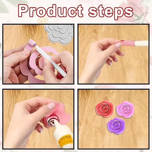 Miniatura 4 de 6 troqueles de corte de flores para hacer tarjetas de fondo, troqueles de flores, troqueles en relieve, plantilla de plantilla, herramienta para