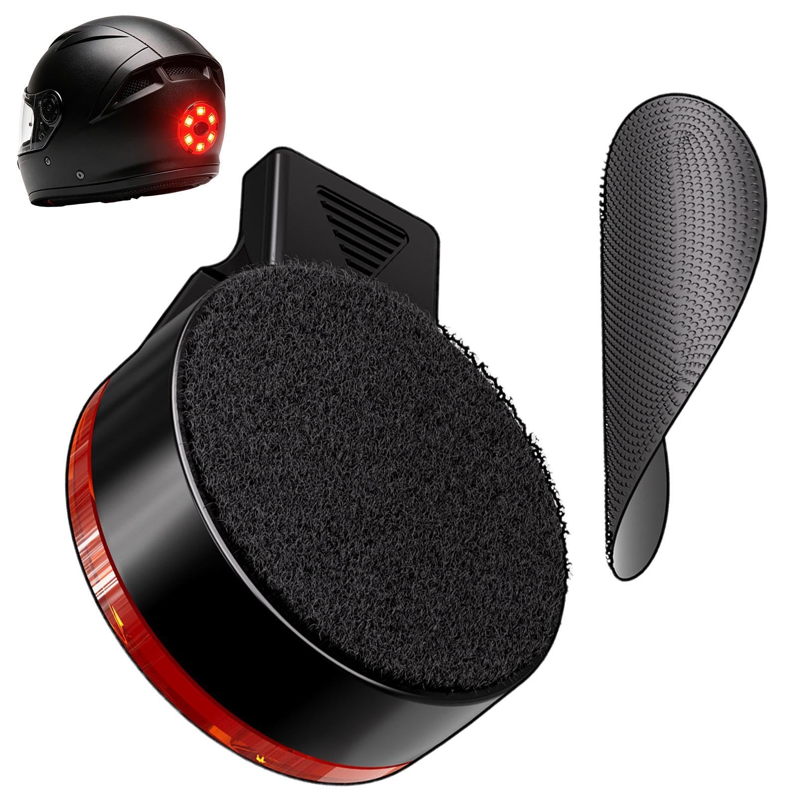 Casque de vélo | Lampe d'avertissement étanche, lampe arrière rechargeable pour casque avec 4 modes, convient aux hommes et aux femmes, conduite nocturne sur route, montagne et extérieur
