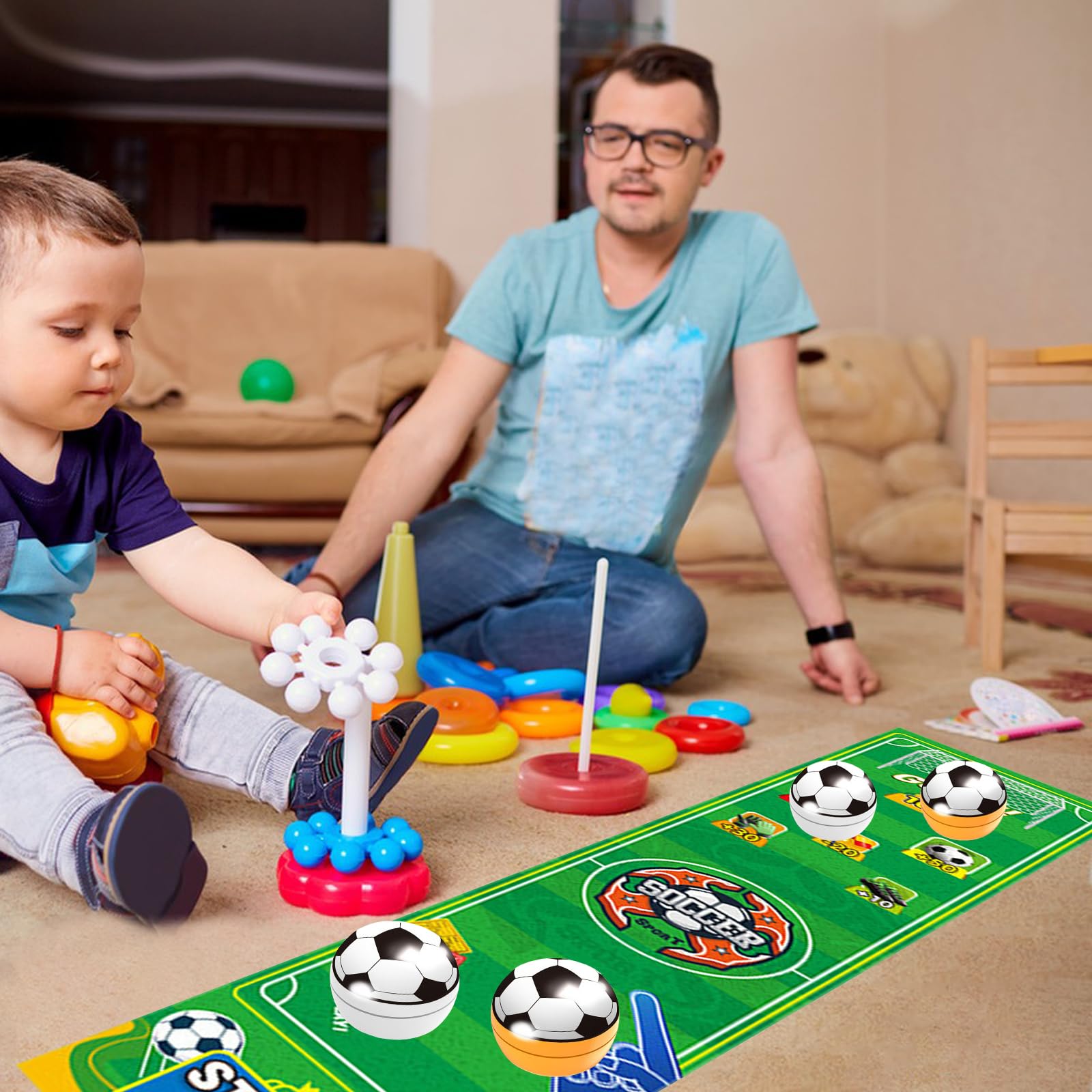 Lotvic Tabletop Game For Family Party, Tabletop Football Board Games, Tabletop Curling Game, Multifunction Table Shuffleboards, Family Indoor - View #8