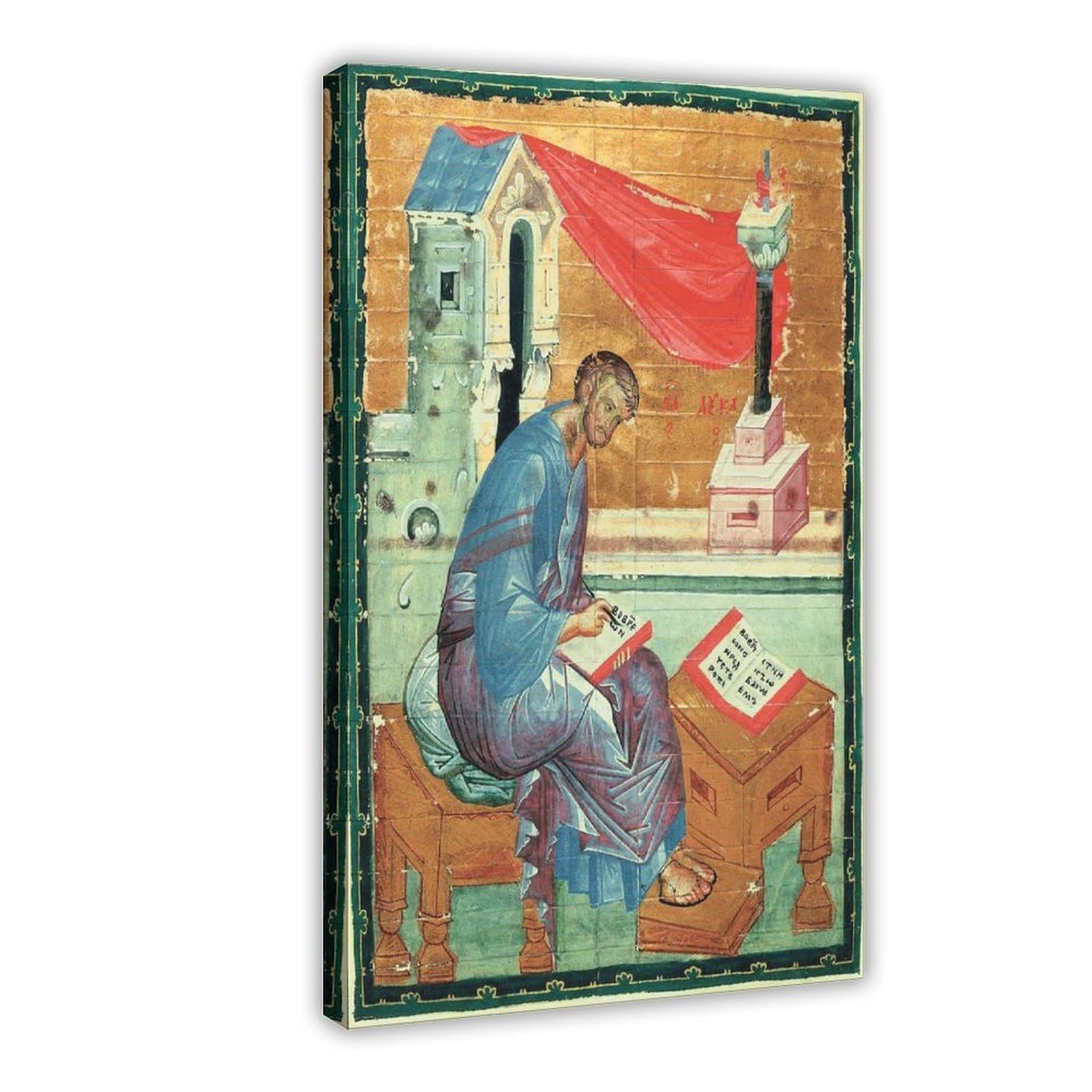 WCYB Saint Luke The Evangelist Andrei Rublev Posters Prints Canvas Deco Paintings Wall Art Hangable Frame 24" L X 36" W