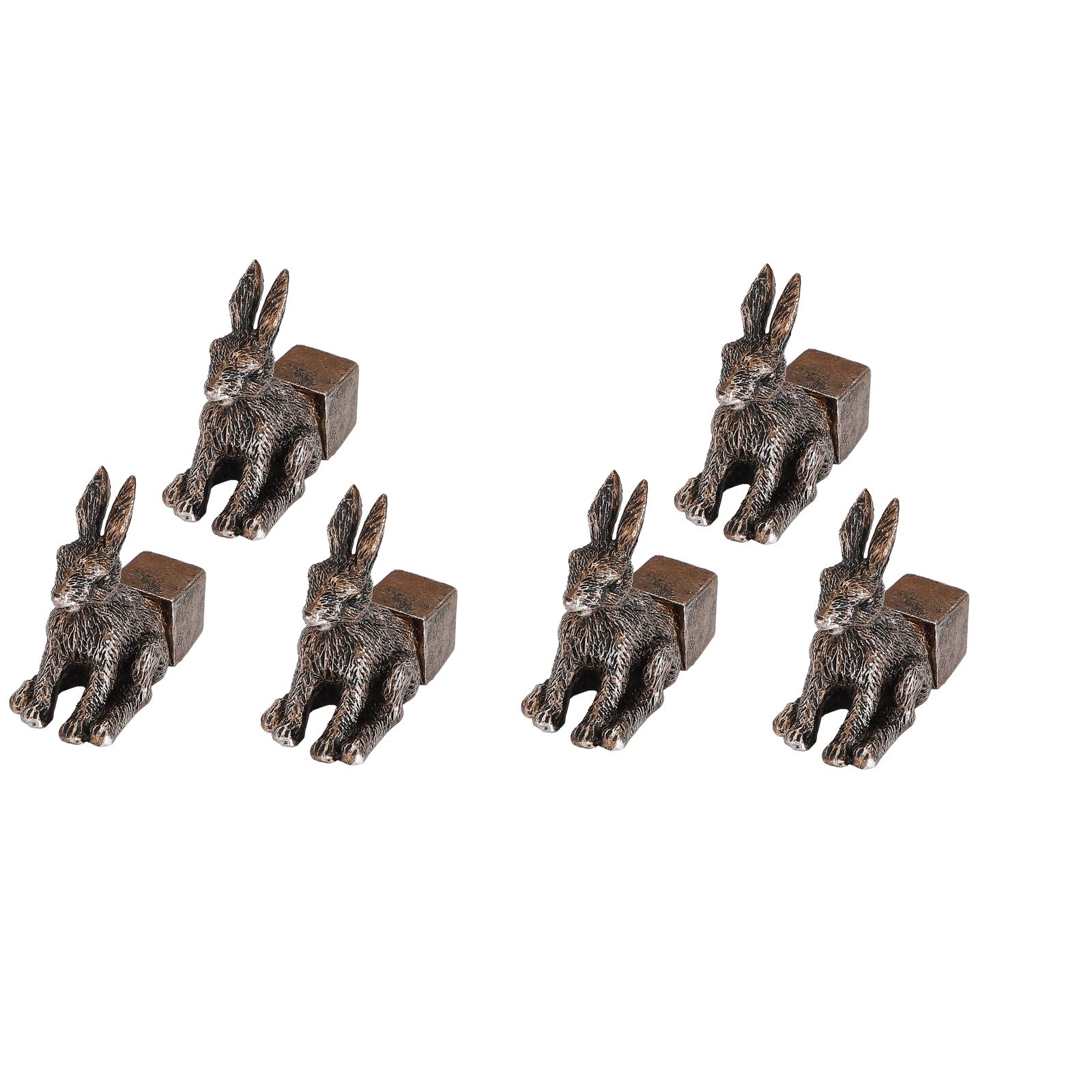 Zhdoka Grey Pot Feet For Planter Pots 6Pcs Resin Dog Rabbit Tortoise Shaped Decorative Plant Risers For Pots,Cute Animal Shaped Resin Pot Toes Planter Feet,Planter Elevator To Improve Airflow Drainage