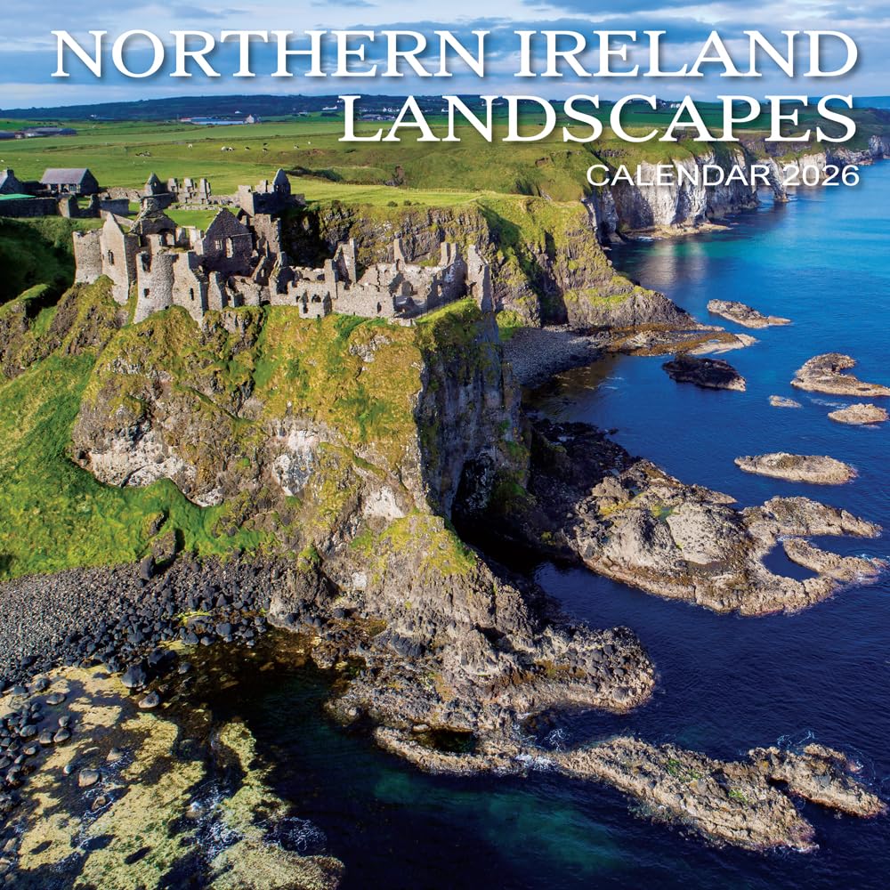 2026 Northern Ireland Calendar: Northern Ireland Landscapes - Square Wall Calendar - Month to View - 12 Months