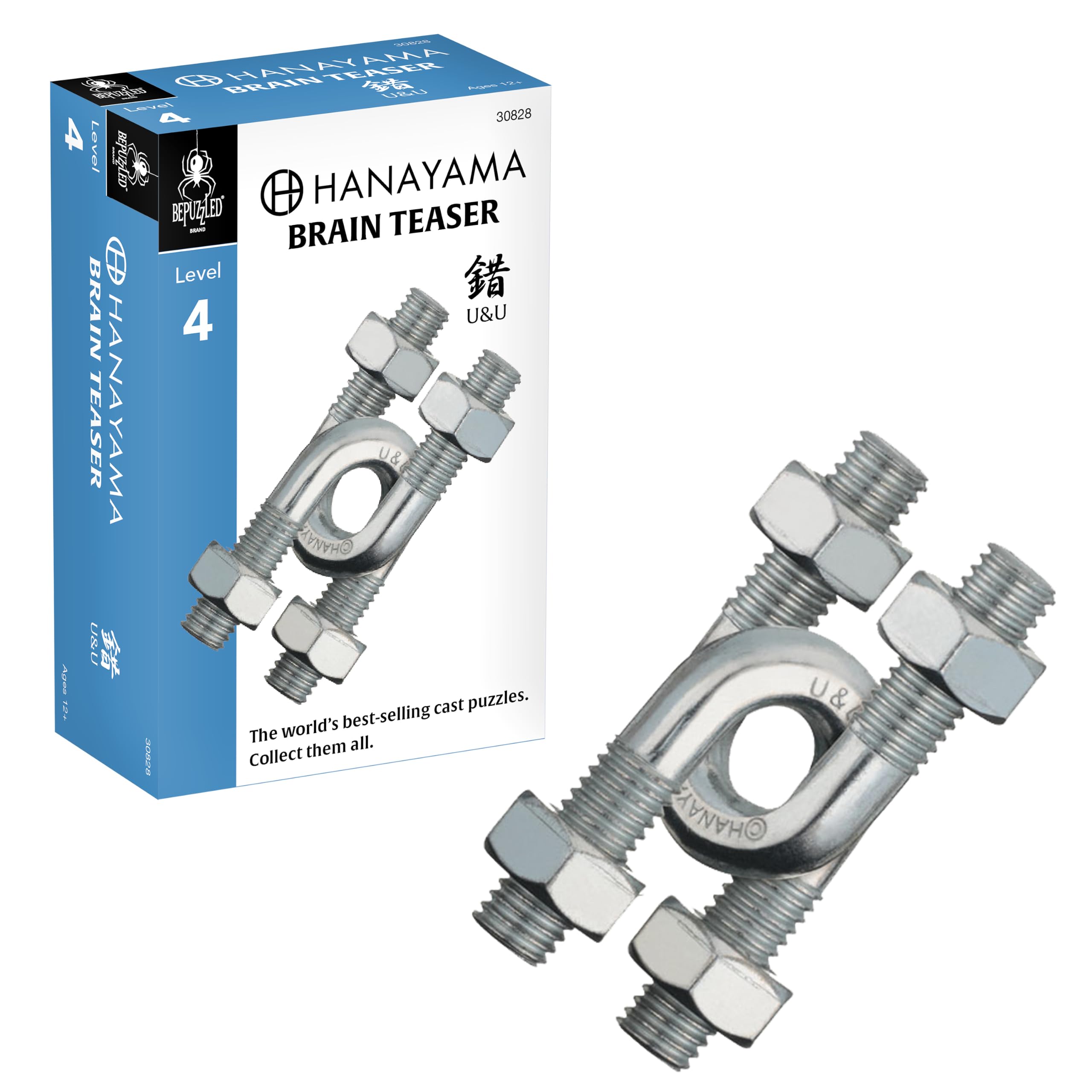 ハンドピュレナ　3セット Amazon.com: BePuzzled |U&U Hanayama Metal Brainteaser Puzzle Mensa