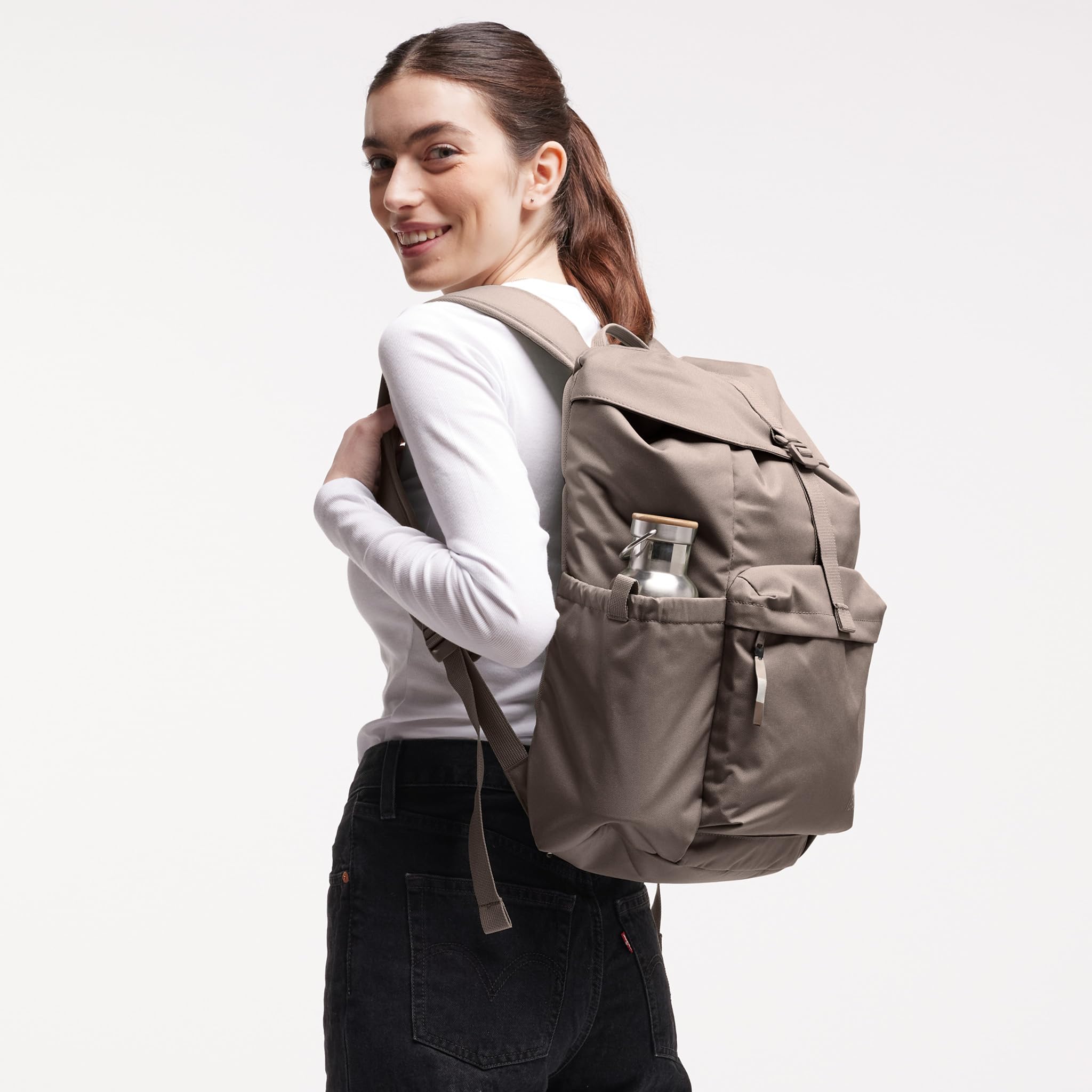 GOT BAG Rucksack Flap Pack | Daypack mit 16" Laptopfach | Laptoprucksack wasserabweisend für Arbeit, Reise