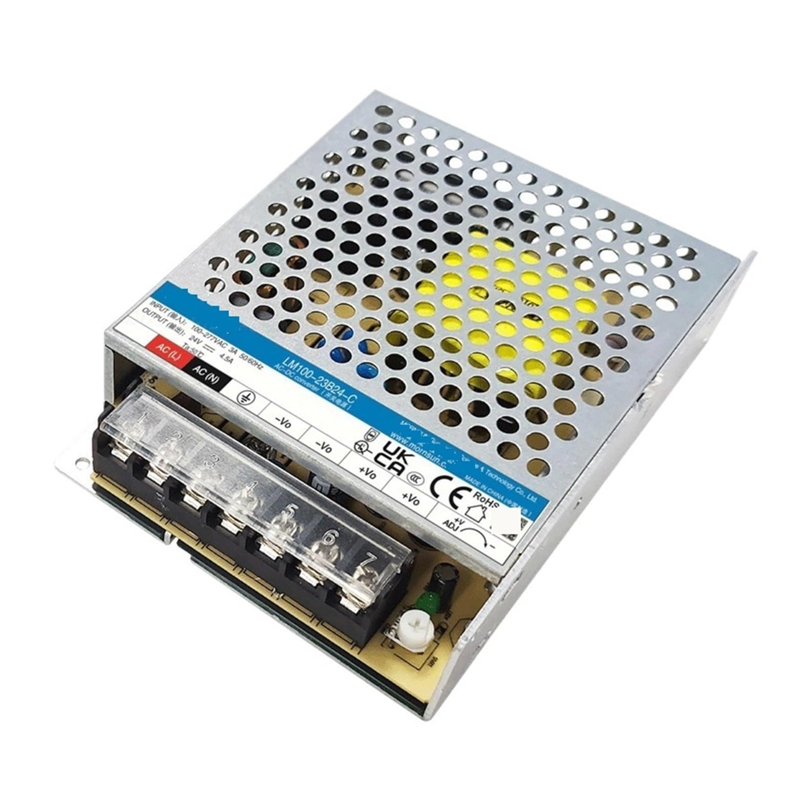 Schaltnetzteil in Chassisbauweise Lm100-23B 12 V/8,5 A/100 W Chassis AC/DC Schaltnetzteil AC/DC 305 VAC Eingang