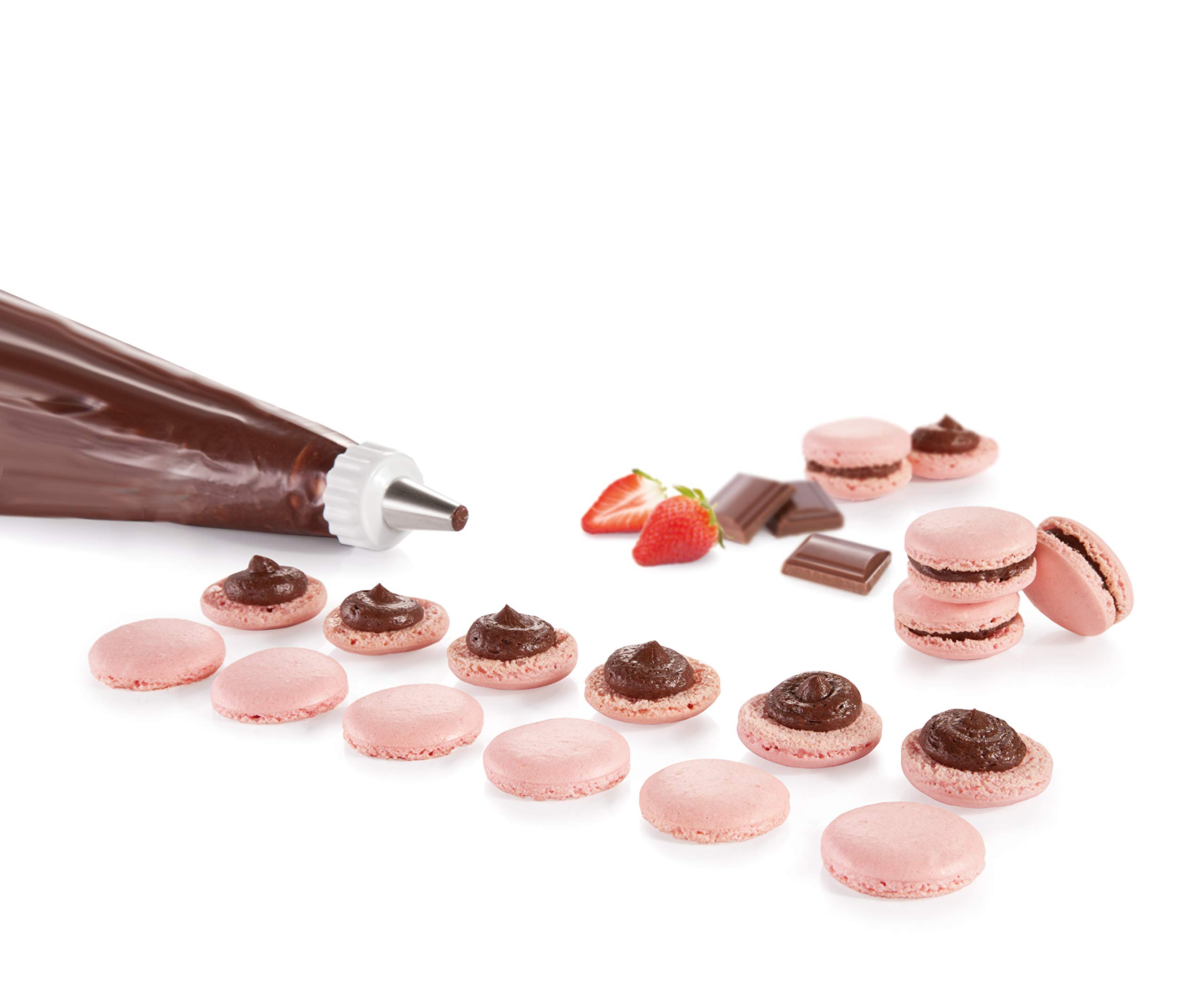Tescoma 629426 Tappetino per Macarons, Rosso, 27 x 39 cm