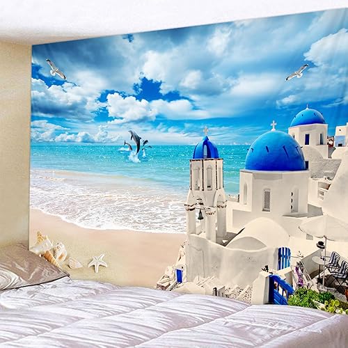 Miniatura 7 de Tapiz para dormitorio y lavandería, decoración estética, tapices para decoración de ducha, baño, impresión 3D al aire libre, jardín, tela suave,