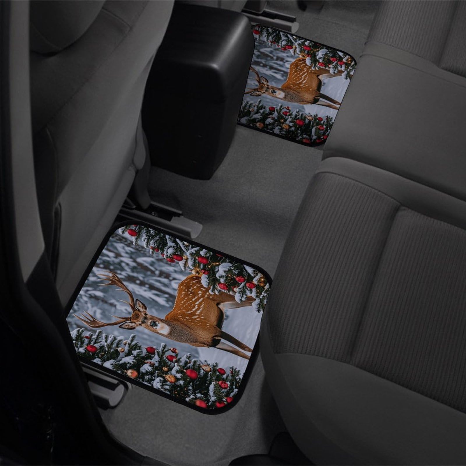 4 tappetini per auto, resistenti, antiscivolo, facili da pulire, adatti per la maggior parte delle auto, per tutte le stagioni, universali, adatti per SUV, berline e camion