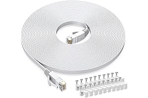 BUSOHE Cat6 Ethernet Cable 20 FT: The Perfect Flat Networking Solution for...