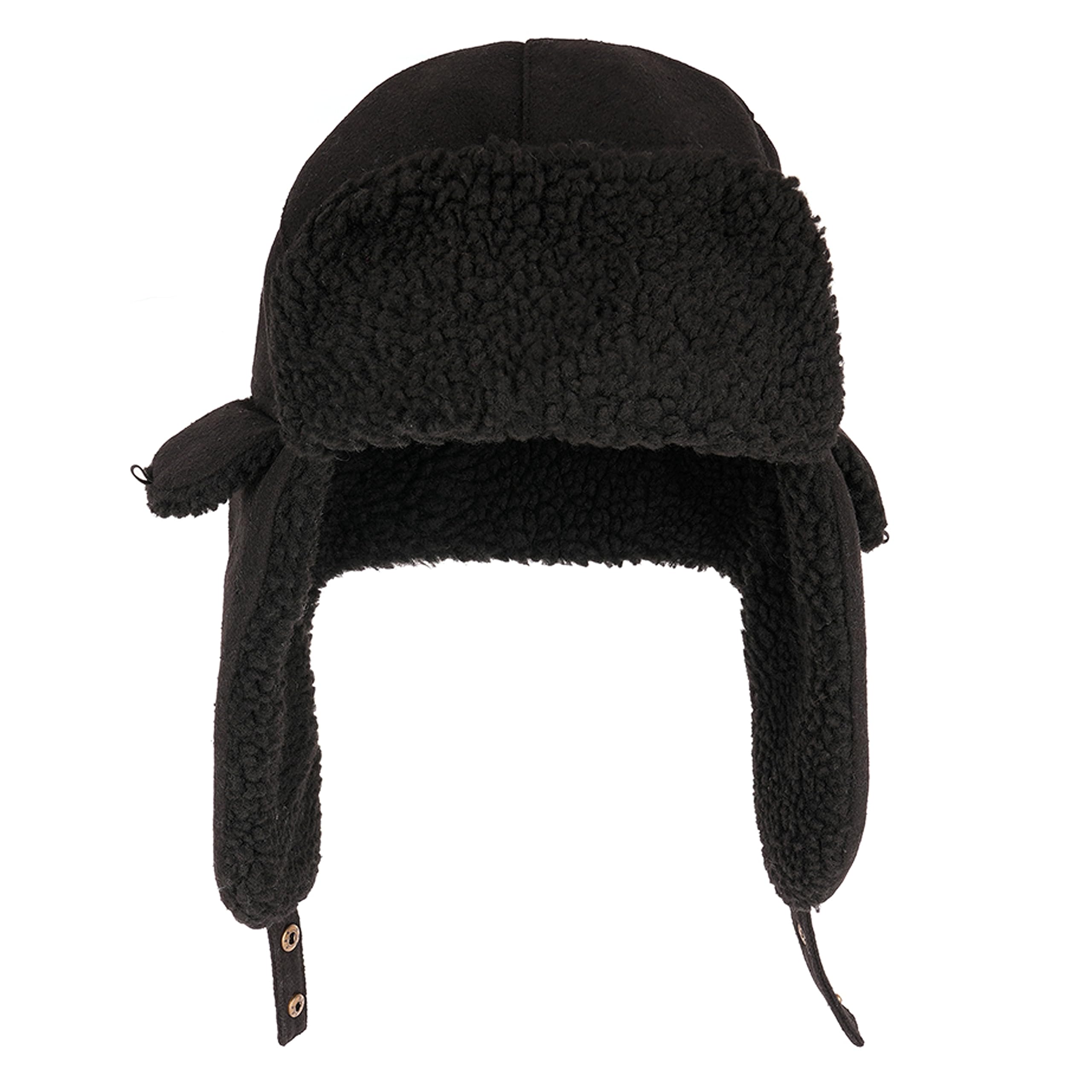 Sock Stack Men's Waterproof Thinsulate Trapper Hat 3M Windproof Thermal Hats, M27, Black