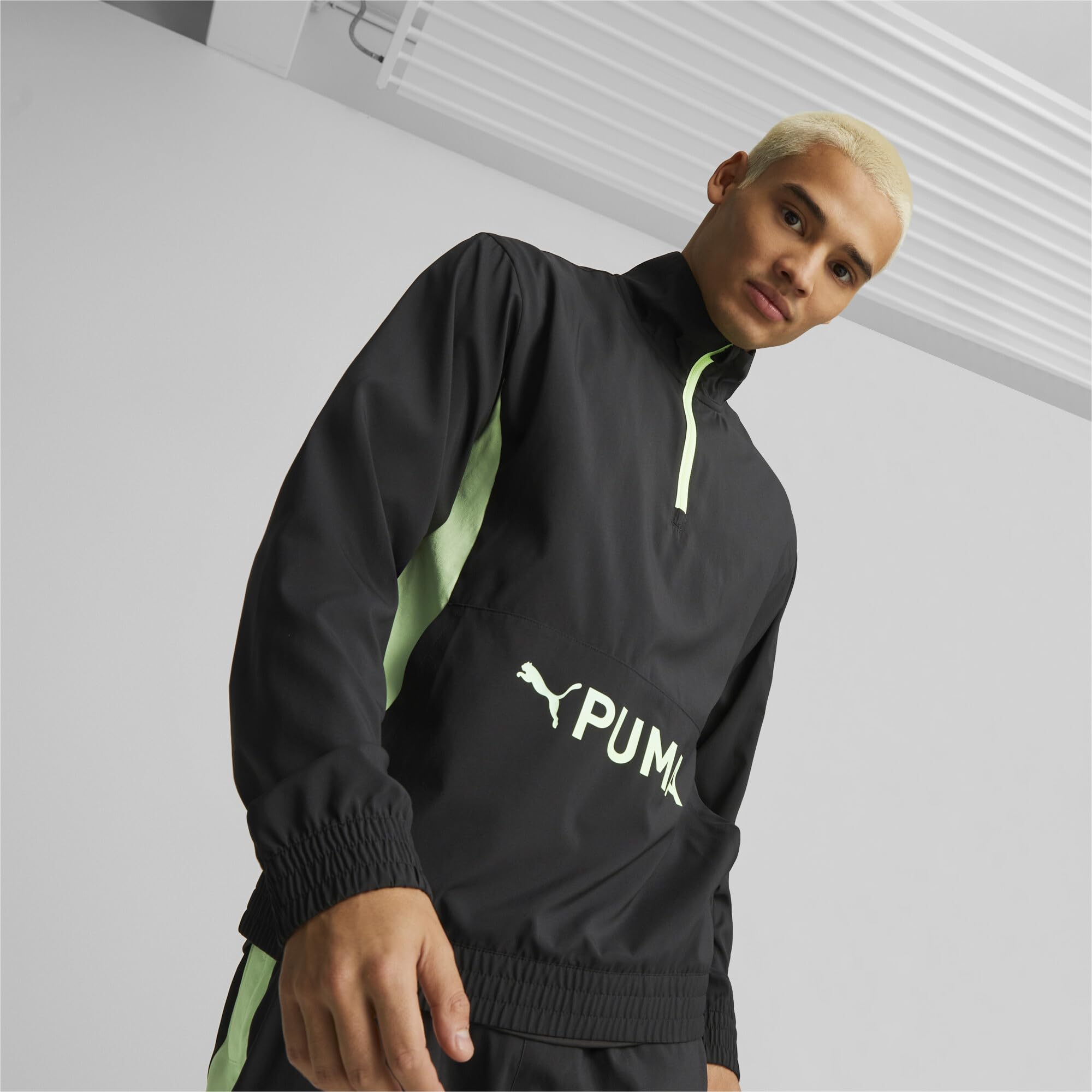 PUMA Męska kurtka treningowa Fit Woven Half-Zip