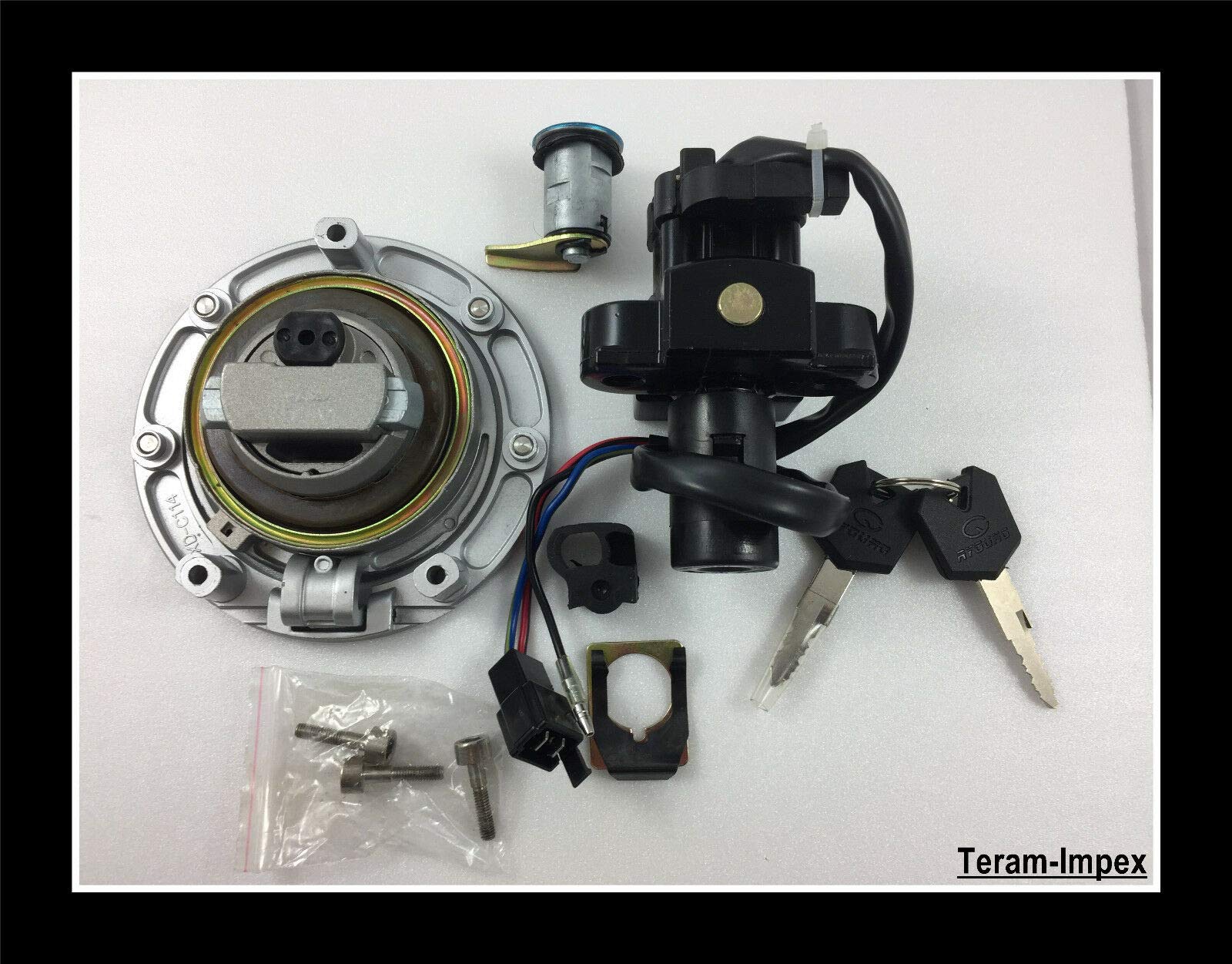 TERAM LOISIRS Neiman Contactor Kit Key Lock Stopper for Honda CB 500 CBR 600 900 954 VTR