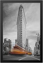 ONE WALL Tempered Glass 13x19 Inch Poster Frame, Black Wood Photo Picture Frame for Wall Vertically or Horizontally Display - Mounting Hardware Included - coolthings.us