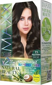 Maxx Deluxe Natural Beauty Amonyaks z Set Sa  Boyas  7.1 K ll  Kumral