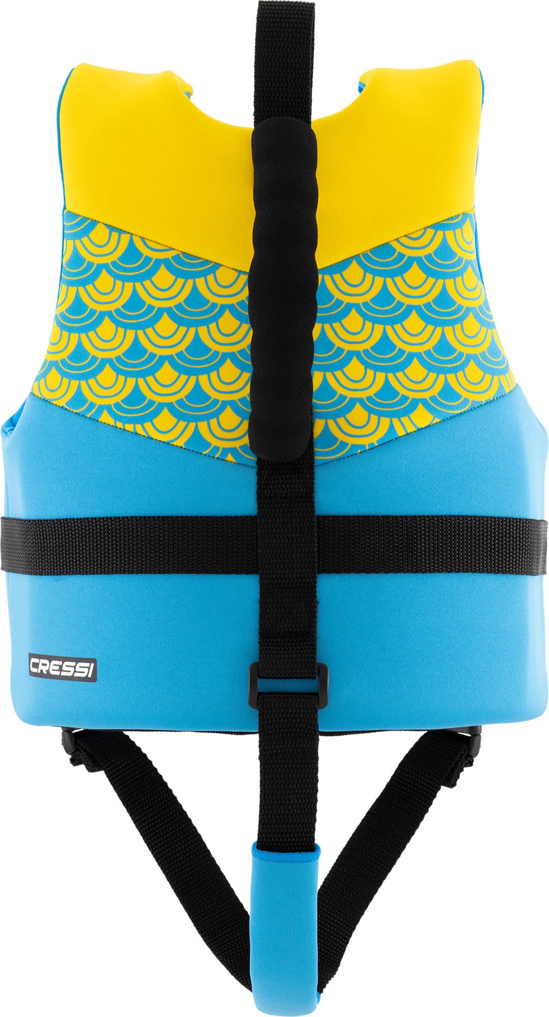 CRESSI Froggy Swim Vest - Giubbotto da Nuoto in Neoprene per Bambini, dotato di Doppia Impugnatura - Ottimo Aiuto al Galleggiamento e all’Equilibrio in Acqua del Bambino