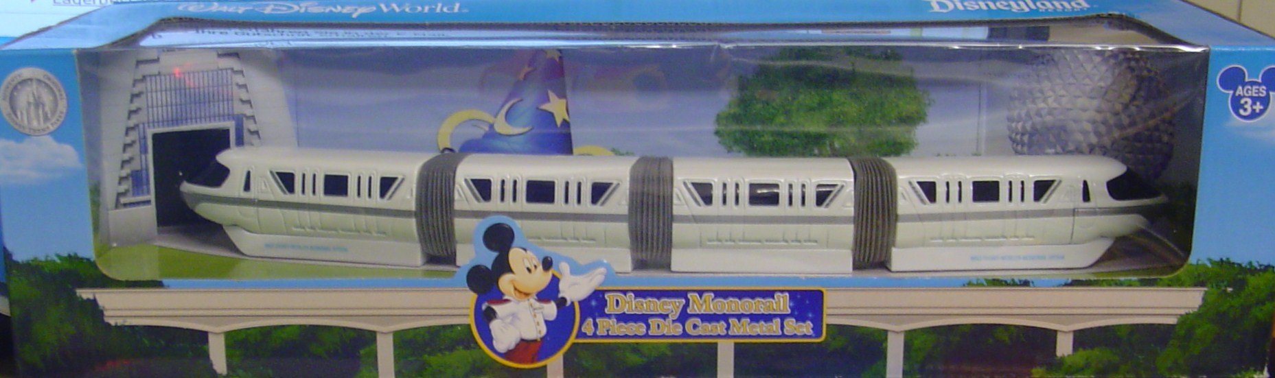 Disney Monorail 4 Piece Die Cast Metal Set Red Line : Amazon.sg: Toys