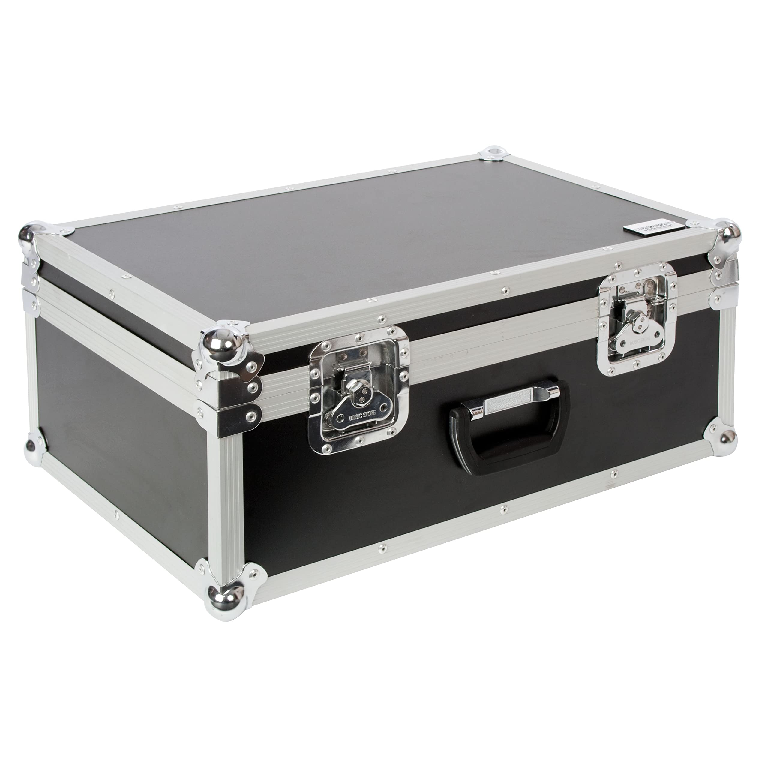 MUSIC STORE Universal Foam Case II - Robustes Wasserabweisendes Holzcase - Individuell Anpassbare Hartschaumeinlagen - Butterflyverschlüsse - Ideal für Controller, Mixer, Werkzeug - Außenmaße