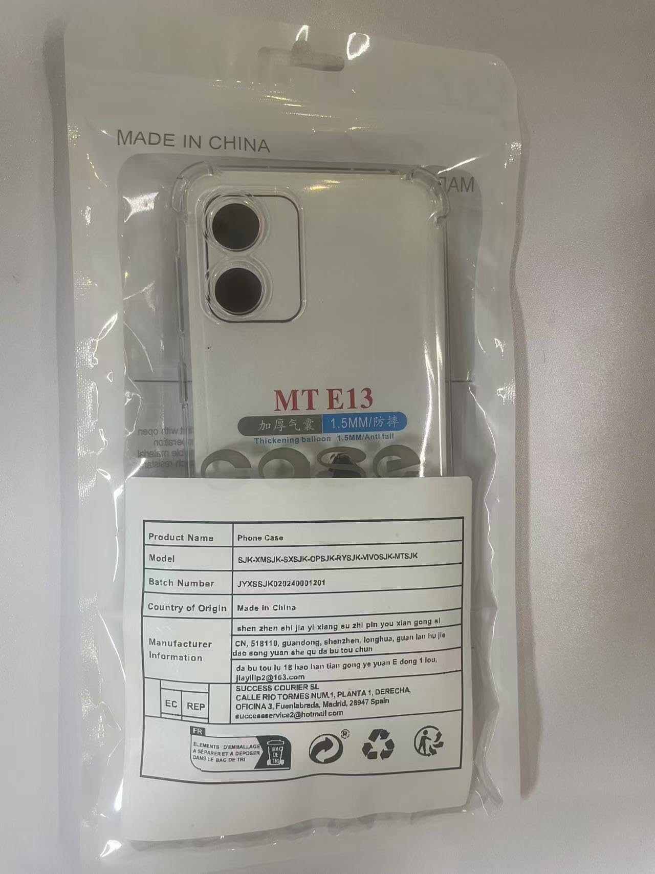 PekaTech Custodia Con Tracolla Per OPPO Find X5 Lite – Cover Trasparente Morbida Con Cordino Verde