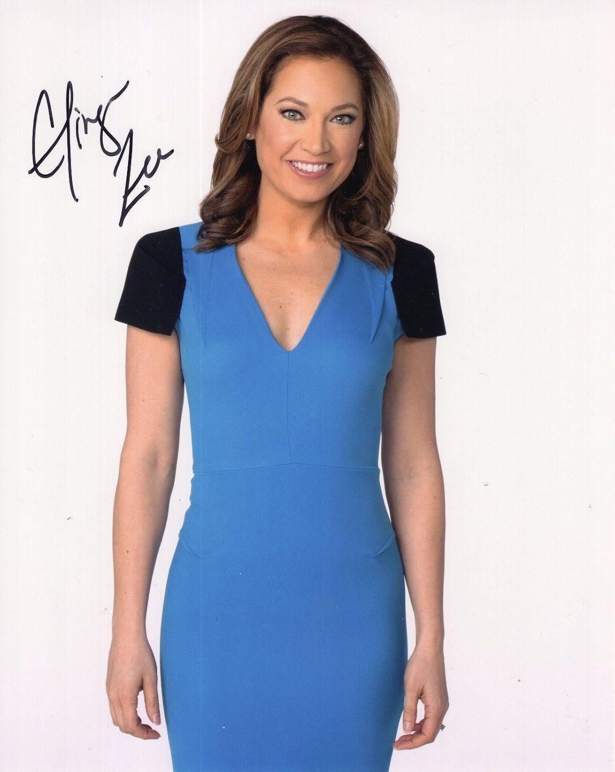 GINGER ZEE HAND SIGNED 8x10 COLOR PHOTO+COA GOOD MORNING